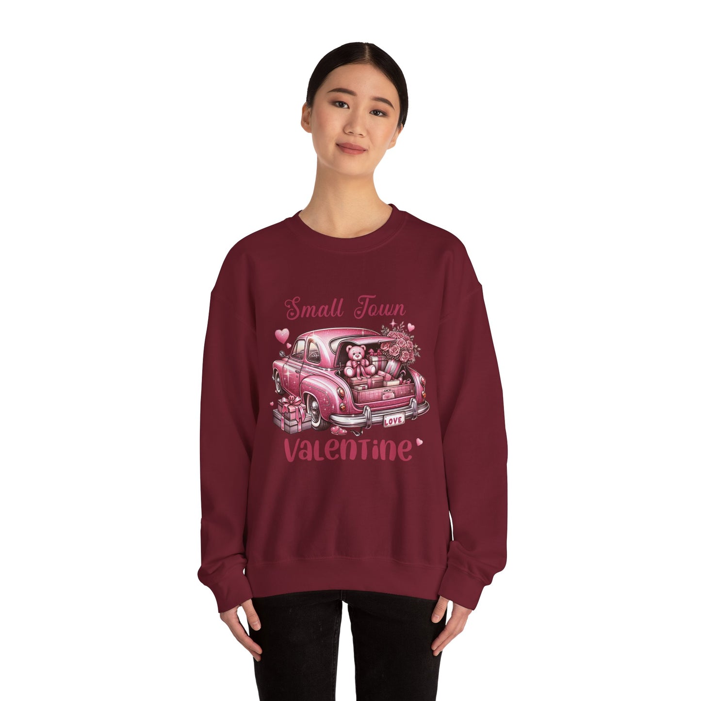 Small Town Valentine Unisex Heavy Blend™ Crewneck Sweatshirt