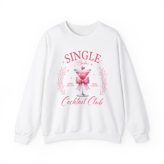 Single Babes Cocktail Club Unisex Heavy Blend™ Crewneck Sweatshirt