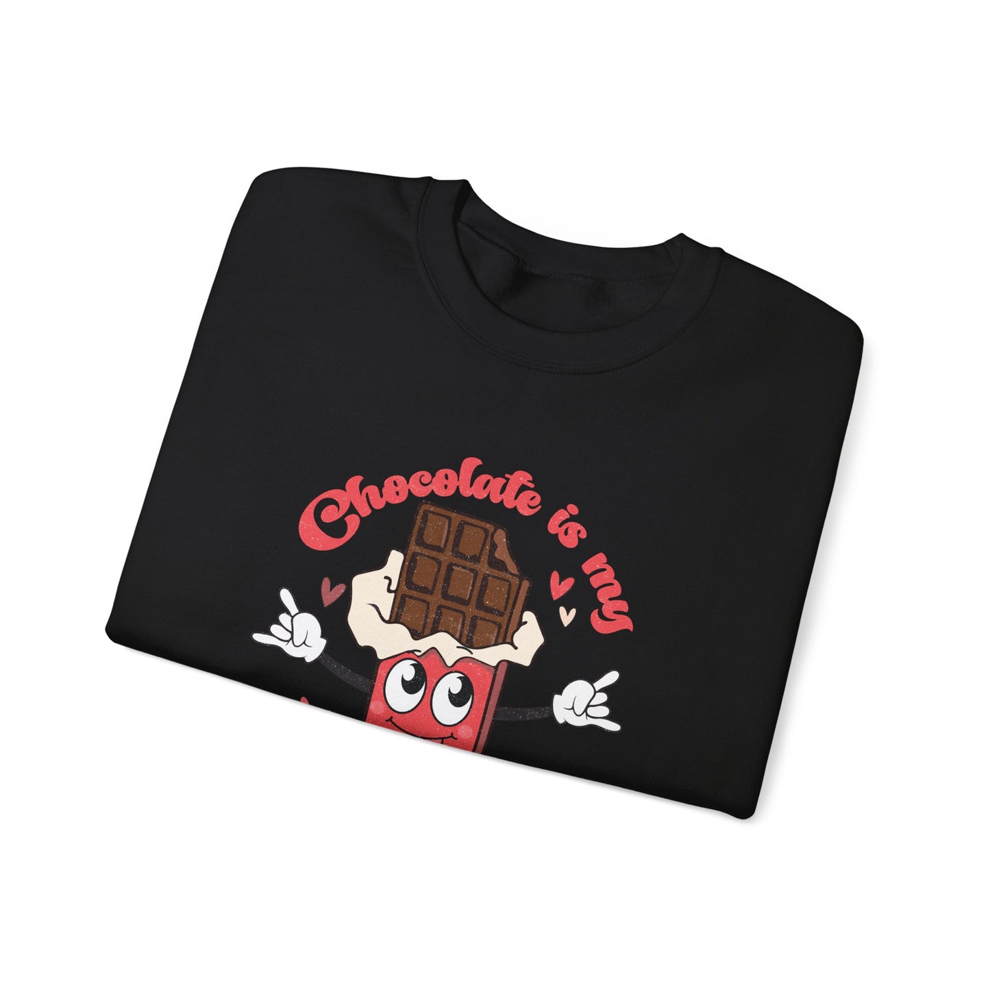 Chocolate is My Valentine Unisex Heavy Blend™ Crewneck Sweatshirt