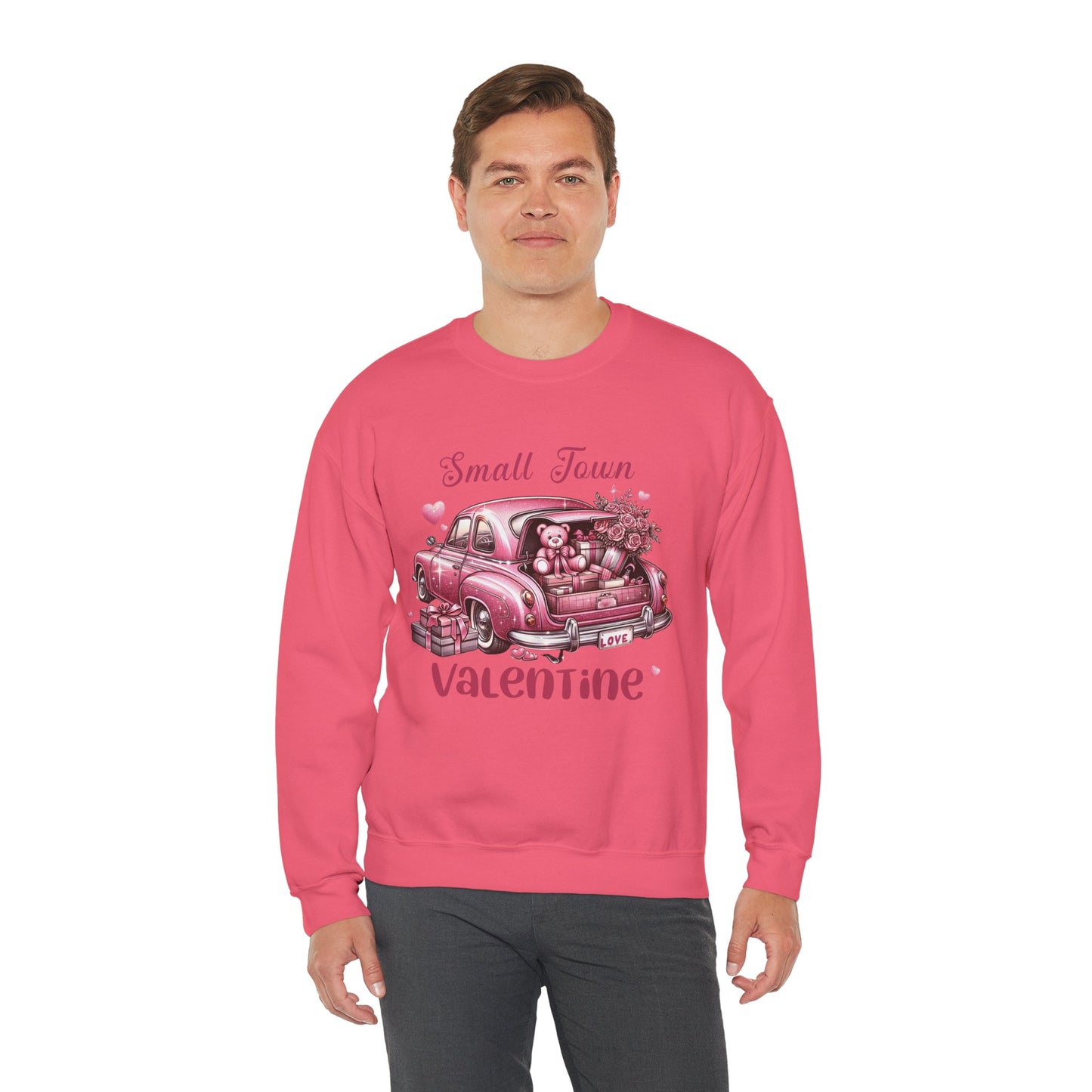 Small Town Valentine Unisex Heavy Blend™ Crewneck Sweatshirt