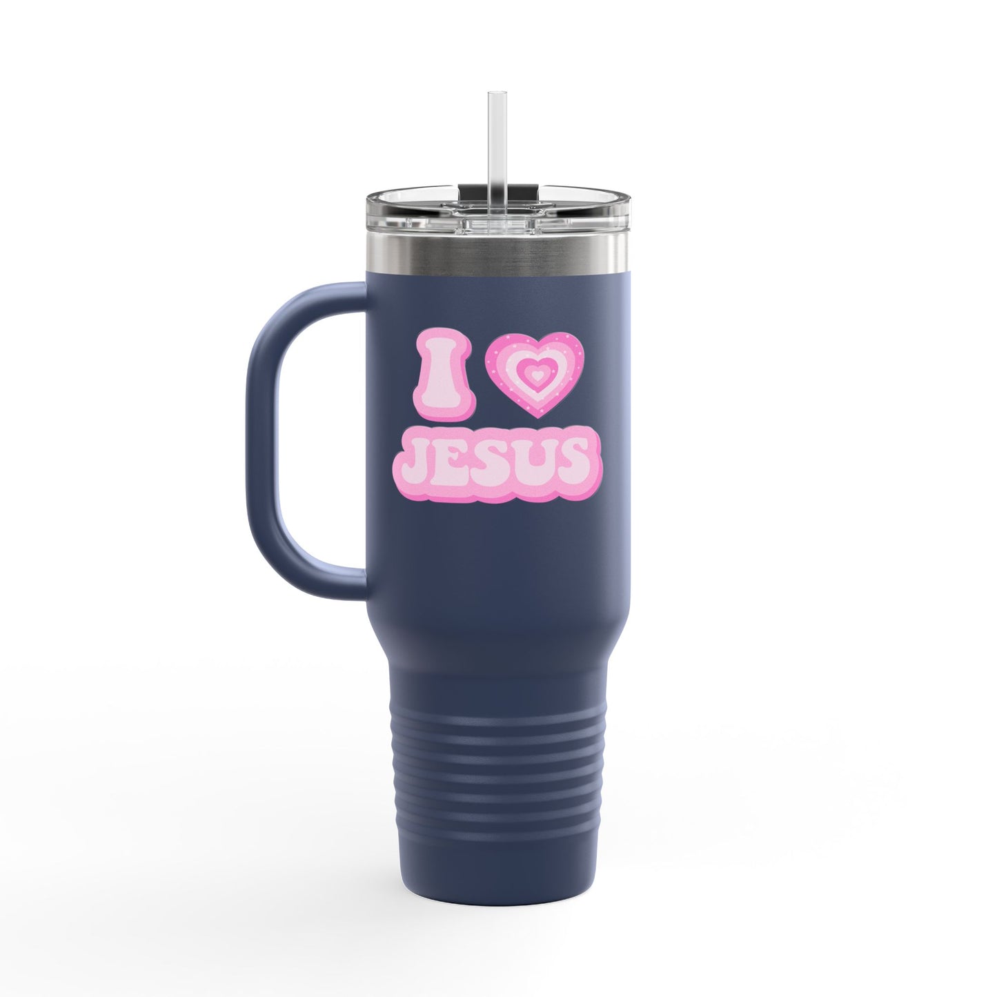 I 💗 Jesus Insulated Travel Mug, 40oz