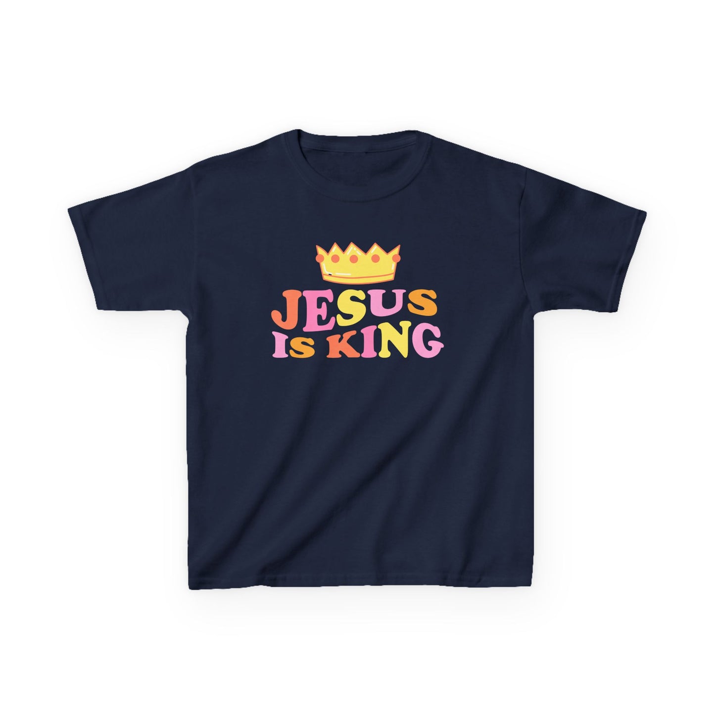 Jesus Is King Kids Heavy Cotton™ Tee