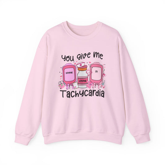 You Give Me Tachycardia Unisex Heavy Blend™ Crewneck Sweatshirt