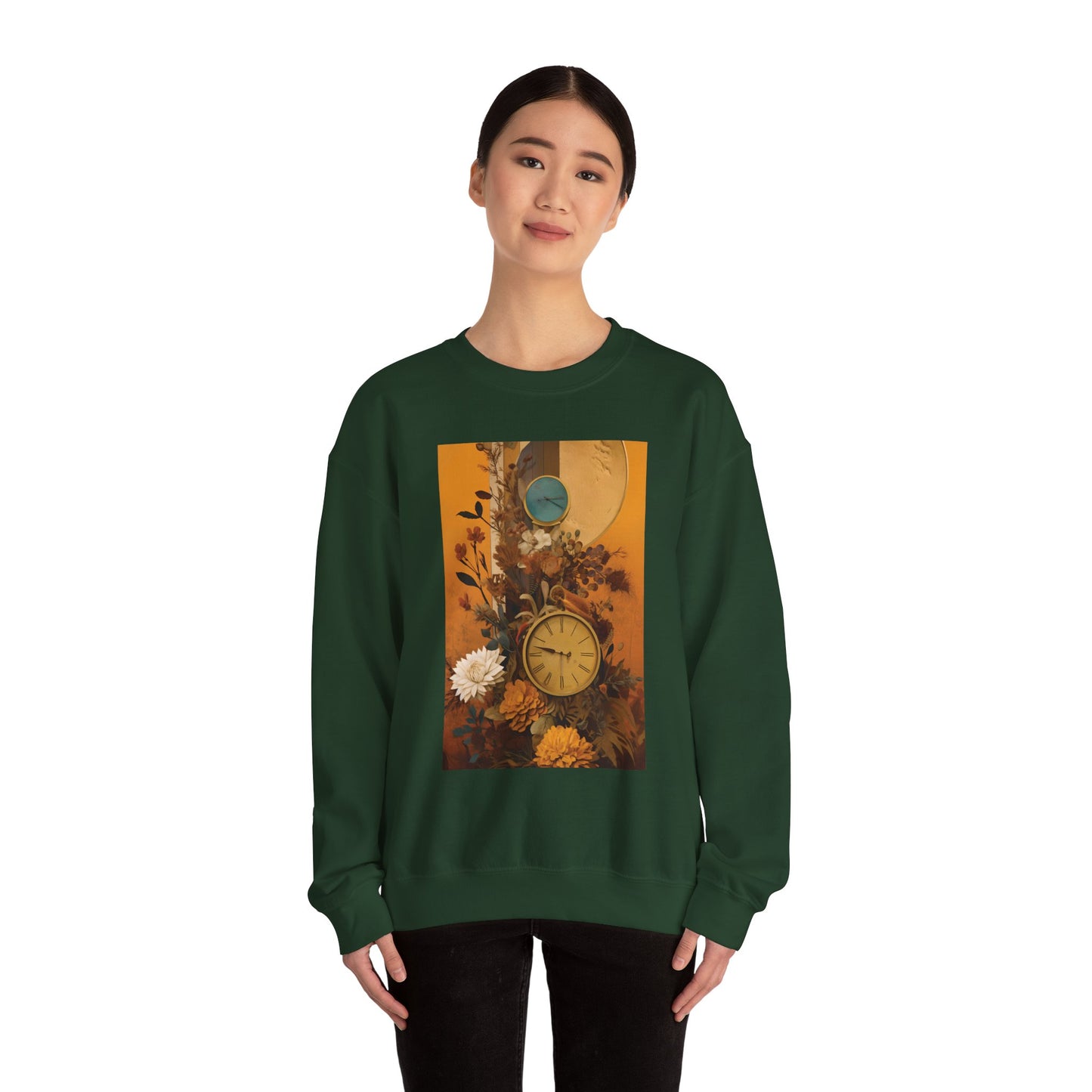 People, Time & Style: A Retro Journey Unisex Heavy Blend™ Crewneck Sweatshirt