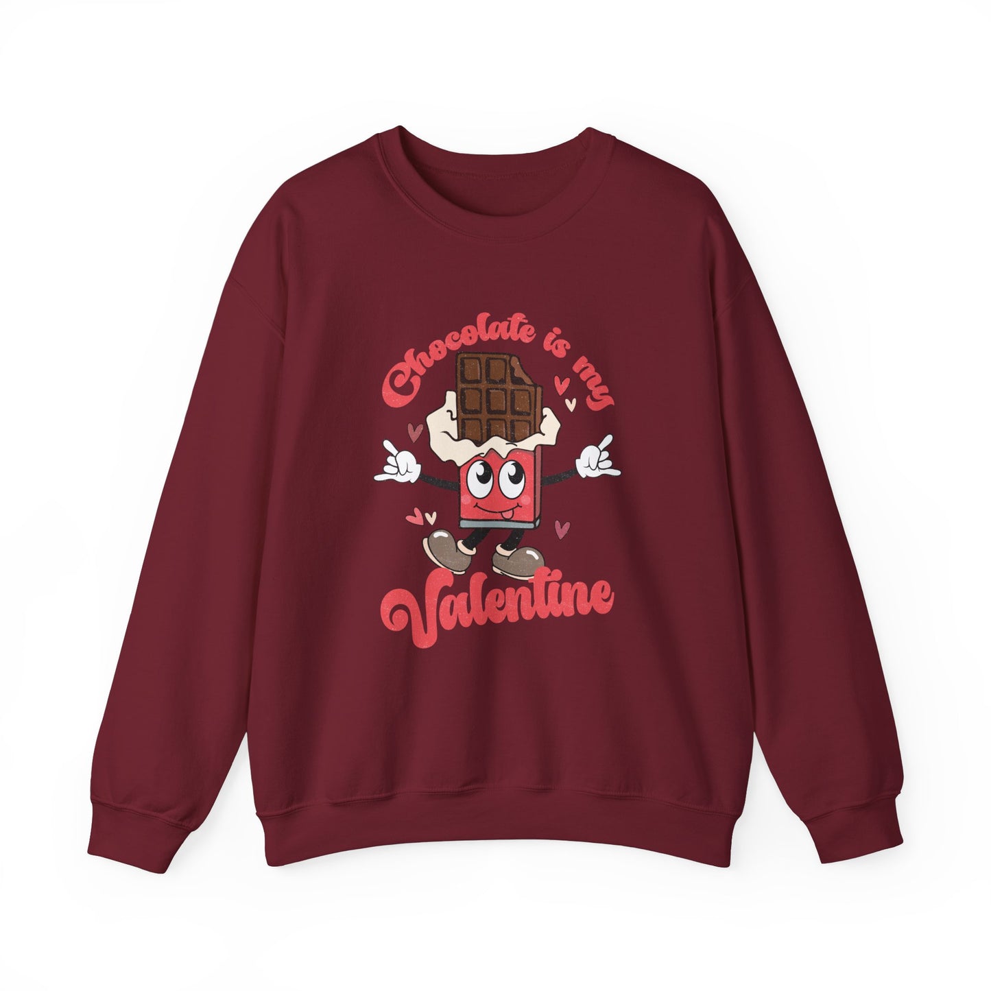 Chocolate is My Valentine Unisex Heavy Blend™ Crewneck Sweatshirt