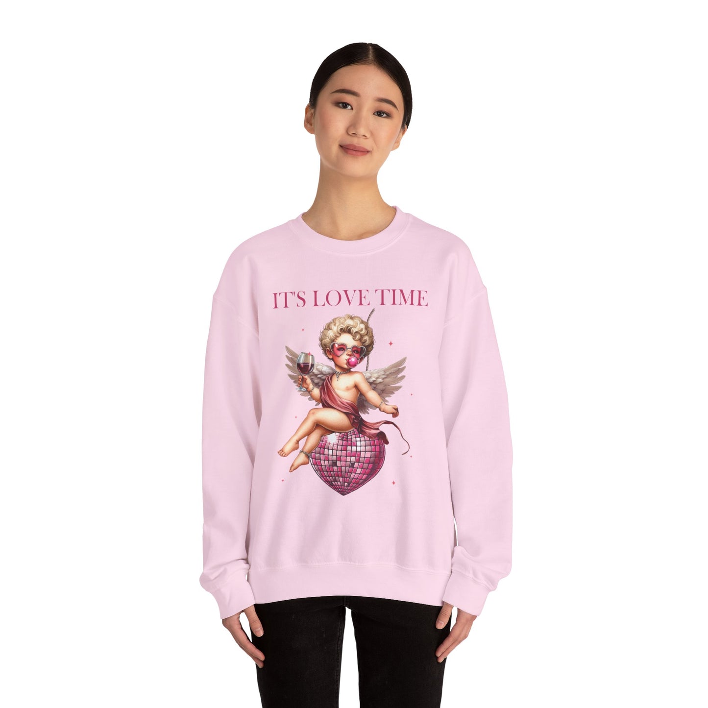 It’s Love Time Unisex Heavy Blend™ Crewneck Sweatshirt