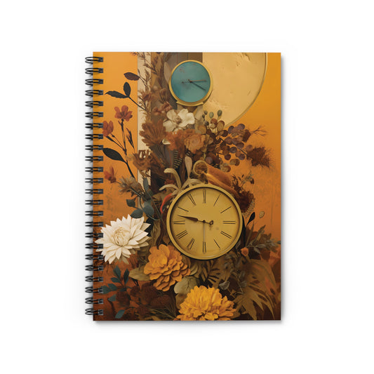 People, Time & Style: A Retro Journey Spiral Notebook - Ruled Line
