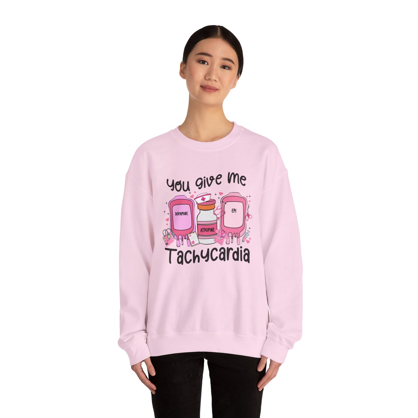 You Give Me Tachycardia Unisex Heavy Blend™ Crewneck Sweatshirt