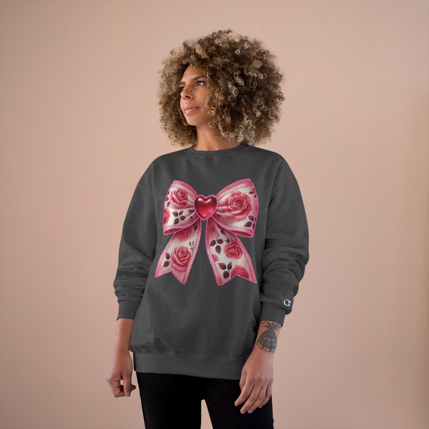 Boujee Big Bow Champion Sweatshirt