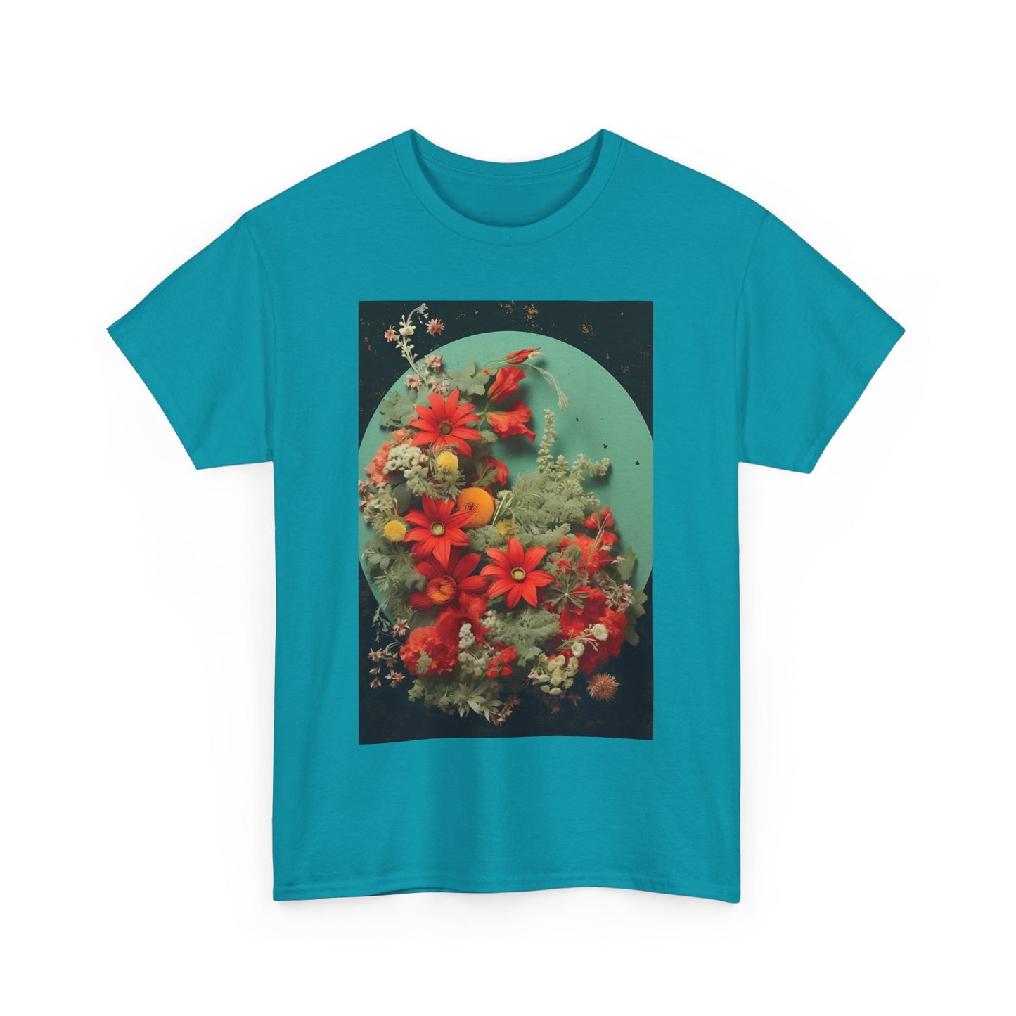 Flower Garden Unisex Heavy Cotton Tee