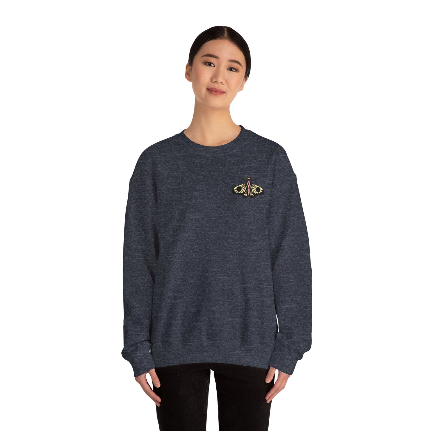 People, Time & Style: A Retro Journey Unisex Heavy Blend™ Crewneck Sweatshirt