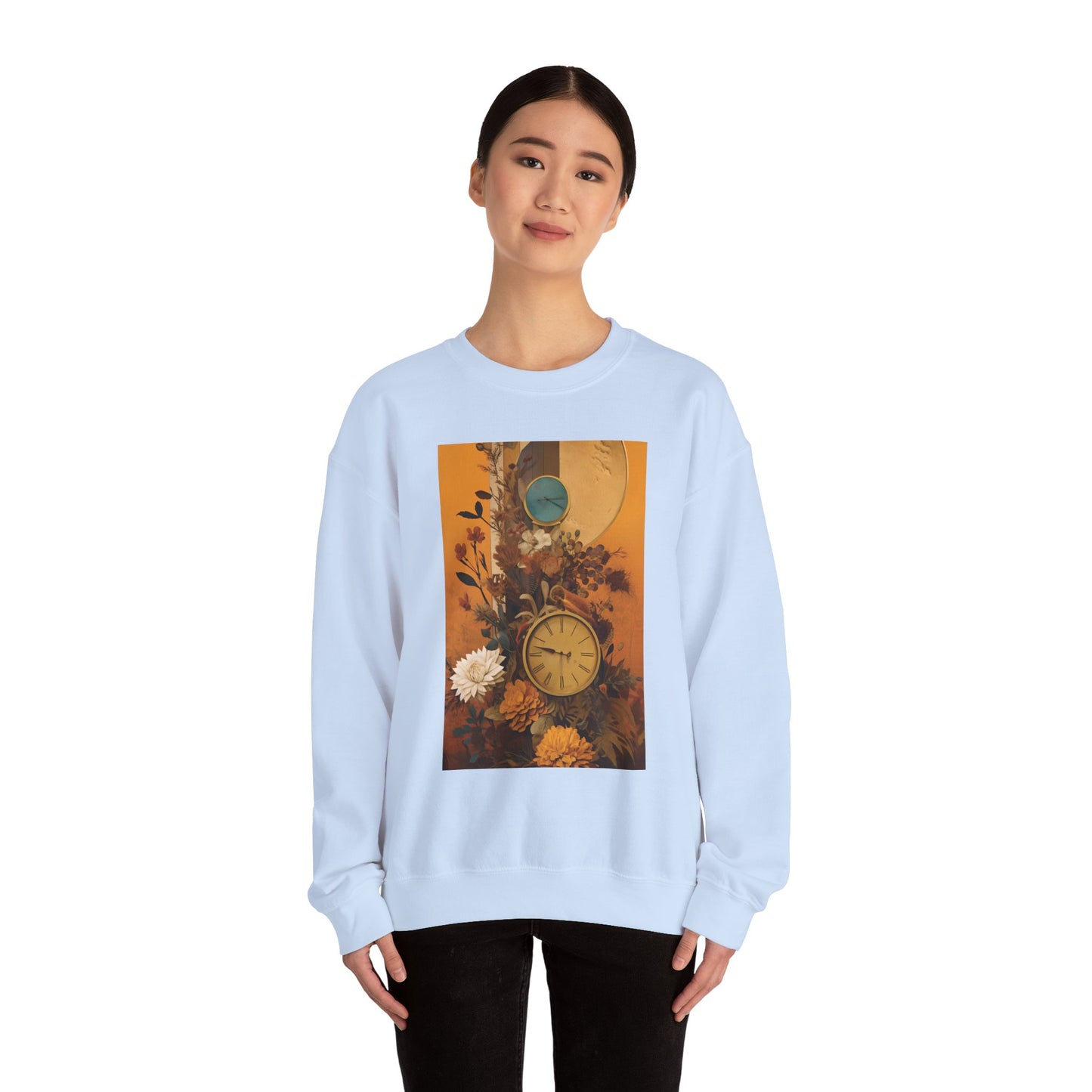 People, Time & Style: A Retro Journey Unisex Heavy Blend™ Crewneck Sweatshirt