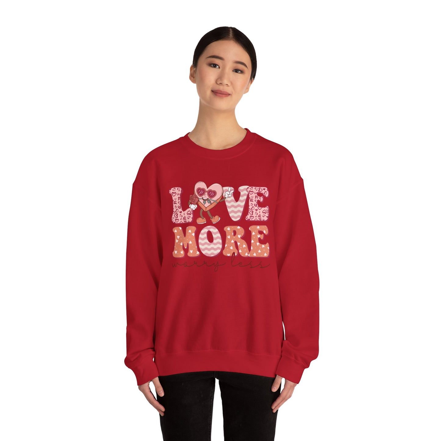 Love More Unisex Heavy Blend™ Crewneck Sweatshirt