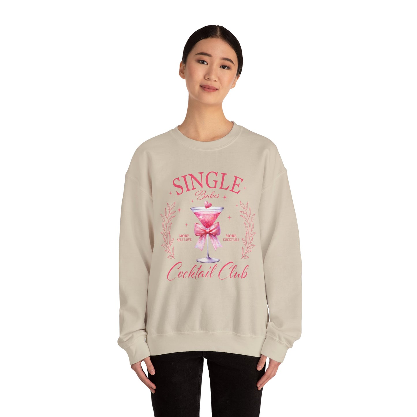 Single Babes Cocktail Club Unisex Heavy Blend™ Crewneck Sweatshirt
