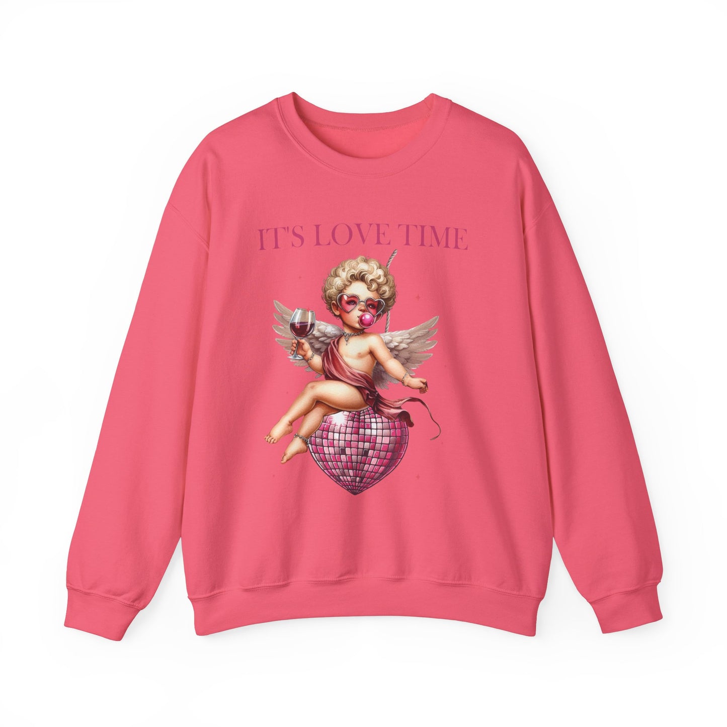 It’s Love Time Unisex Heavy Blend™ Crewneck Sweatshirt