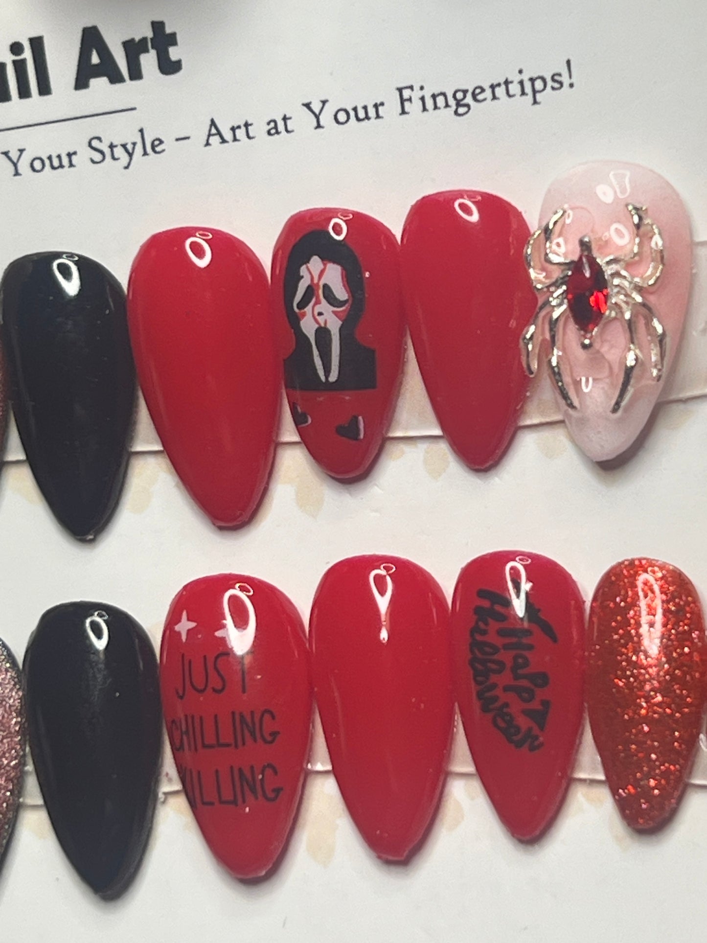 Happy Halloween. Short Almond