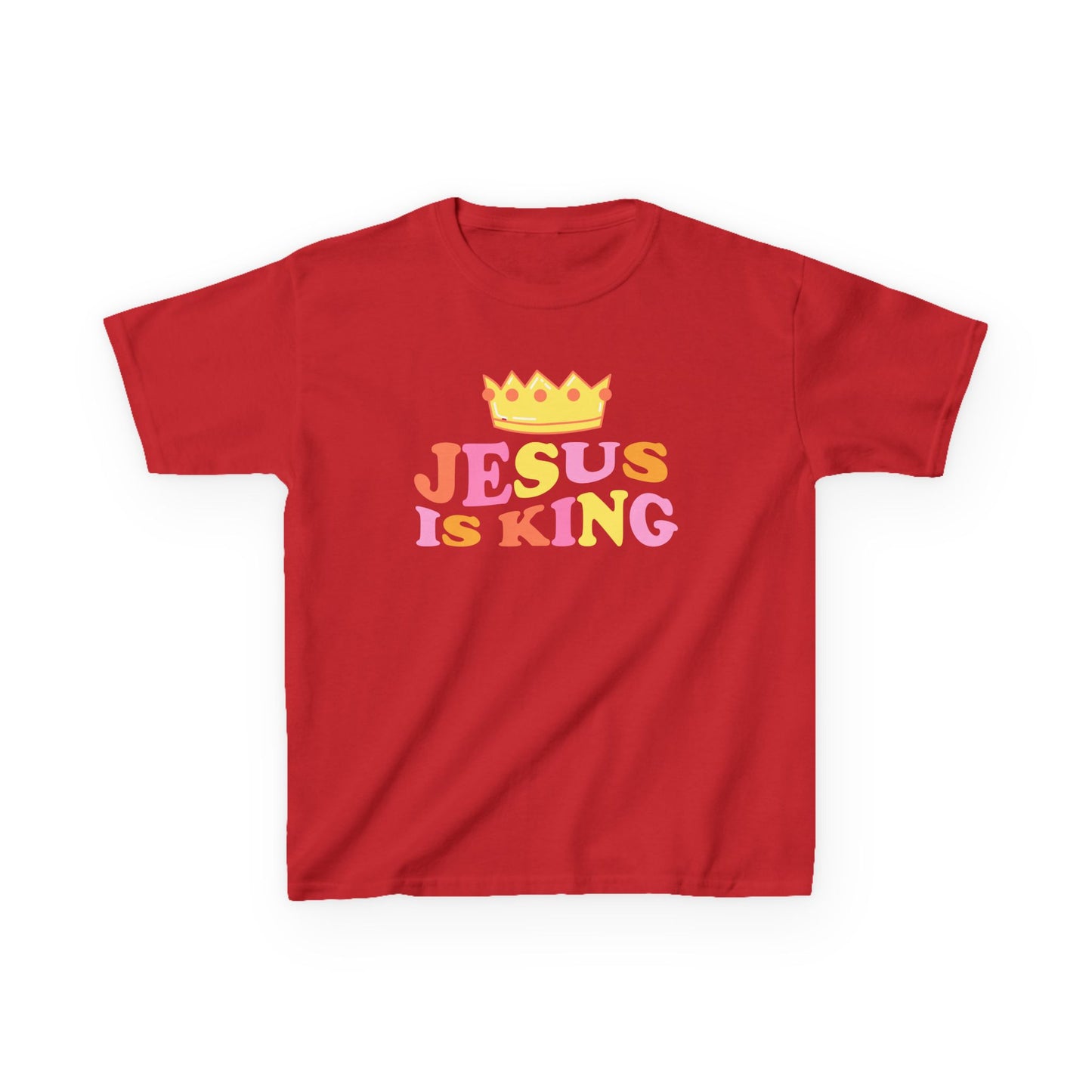 Jesus Is King Kids Heavy Cotton™ Tee