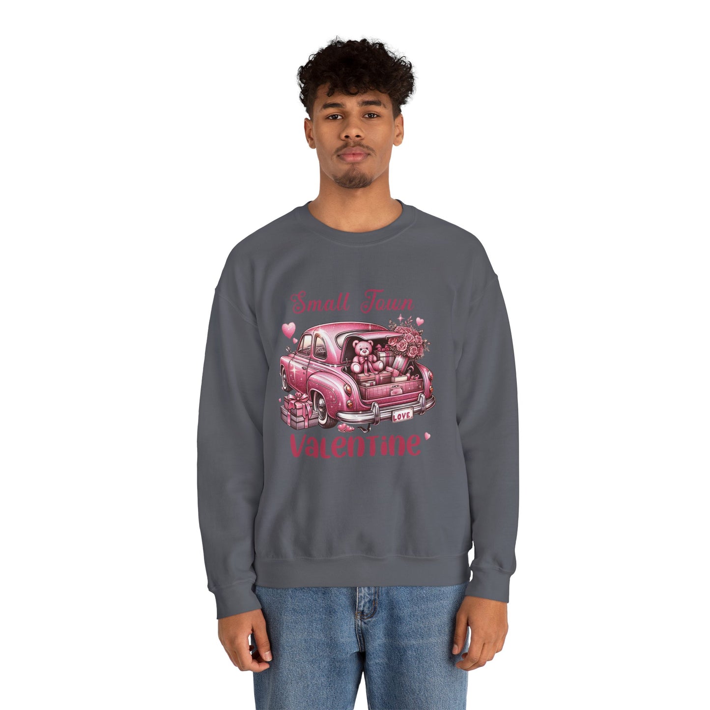 Small Town Valentine Unisex Heavy Blend™ Crewneck Sweatshirt