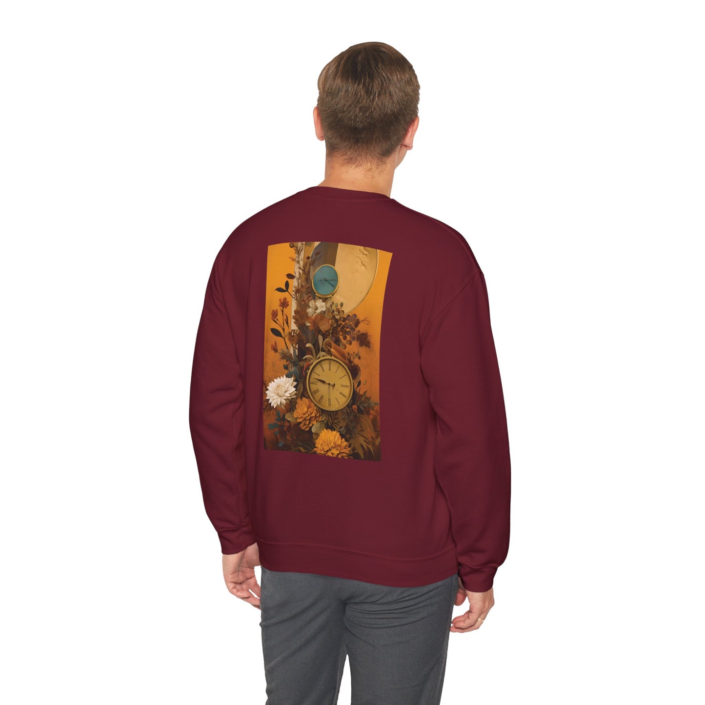 People, Time & Style: A Retro Journey Unisex Heavy Blend™ Crewneck Sweatshirt