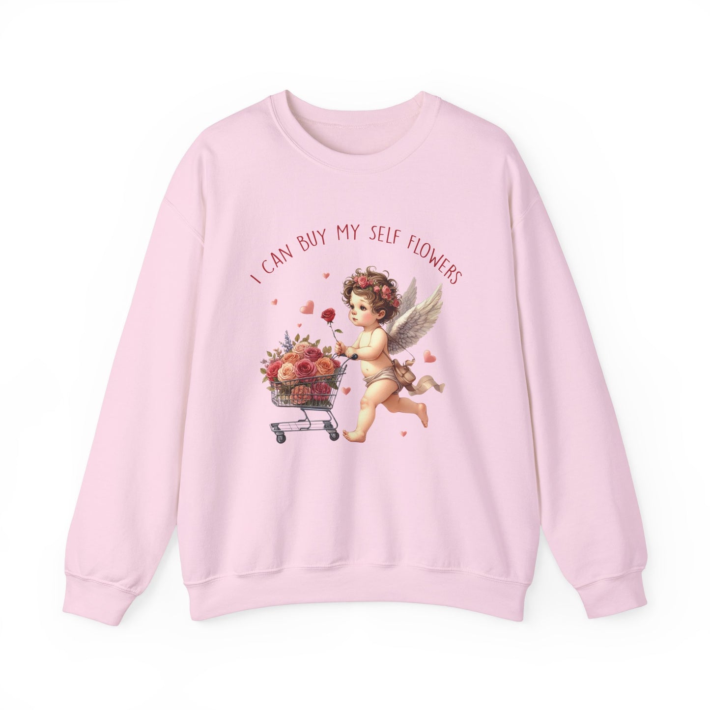 I Can Buy Myself Flowers Unisex Heavy Blend™ Crewneck Sweatshirt