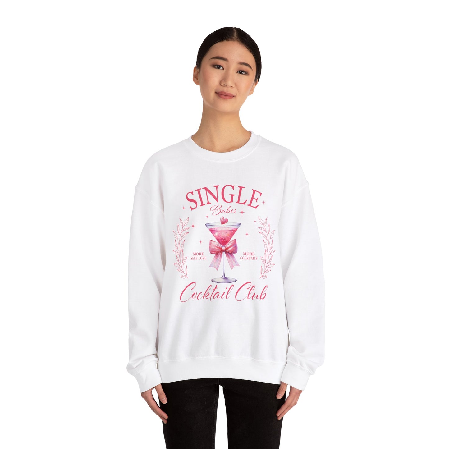 Single Babes Cocktail Club Unisex Heavy Blend™ Crewneck Sweatshirt