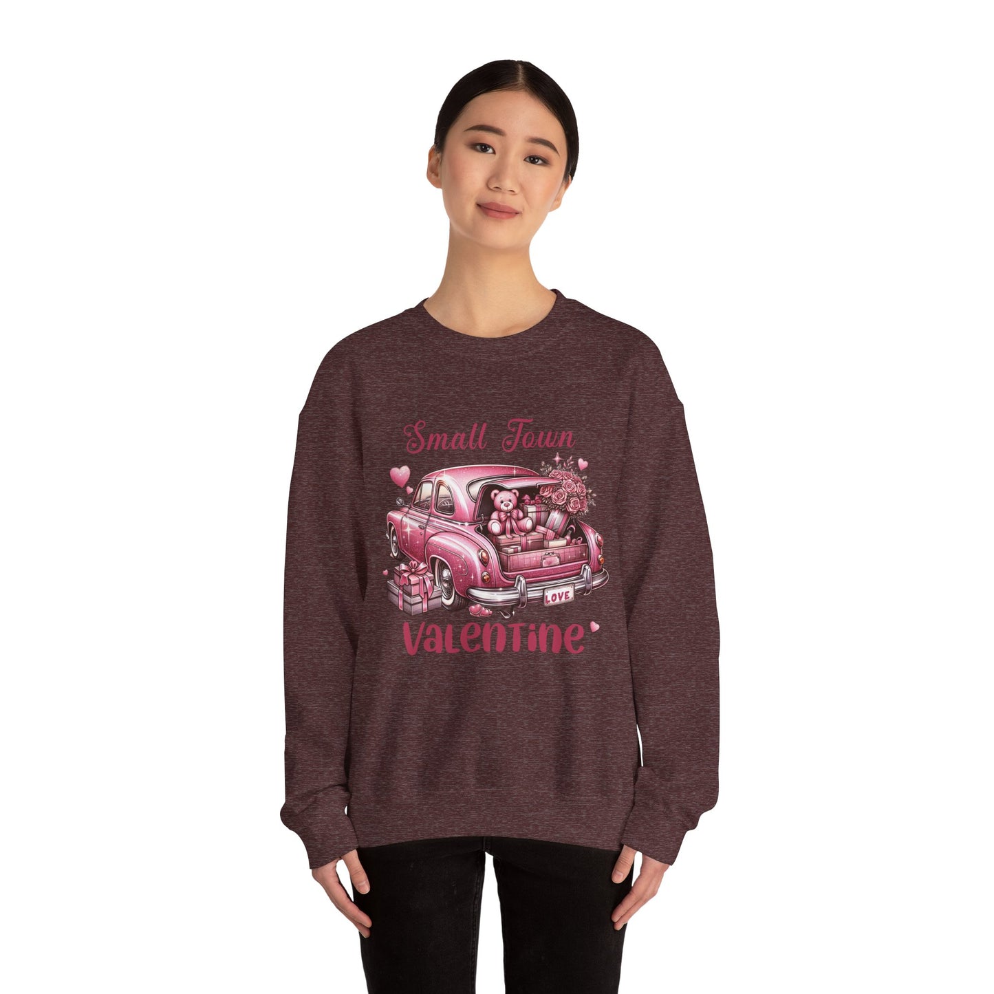Small Town Valentine Unisex Heavy Blend™ Crewneck Sweatshirt