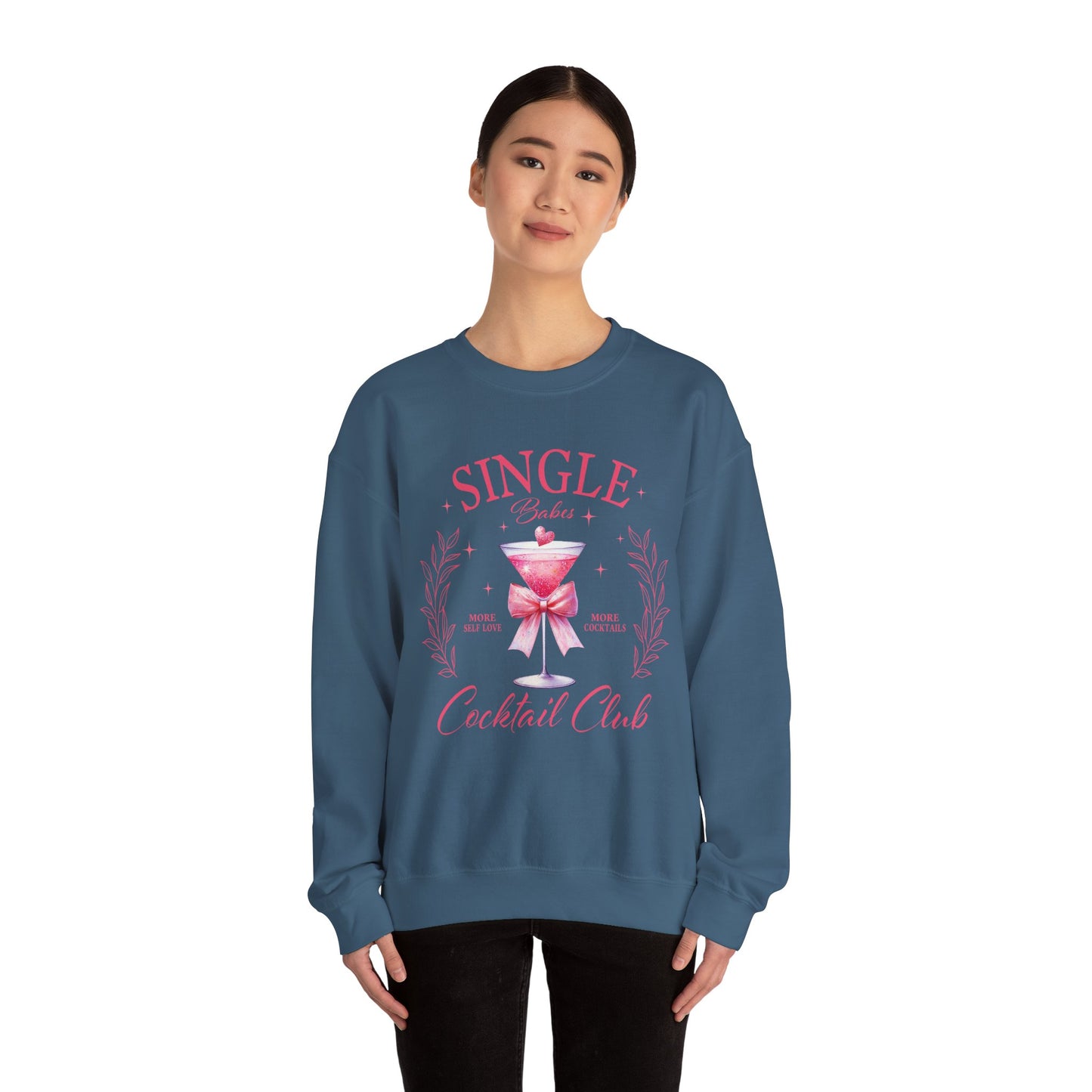Single Babes Cocktail Club Unisex Heavy Blend™ Crewneck Sweatshirt