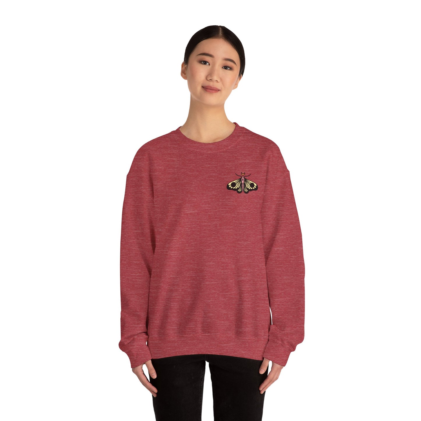 People, Time & Style: A Retro Journey Unisex Heavy Blend™ Crewneck Sweatshirt