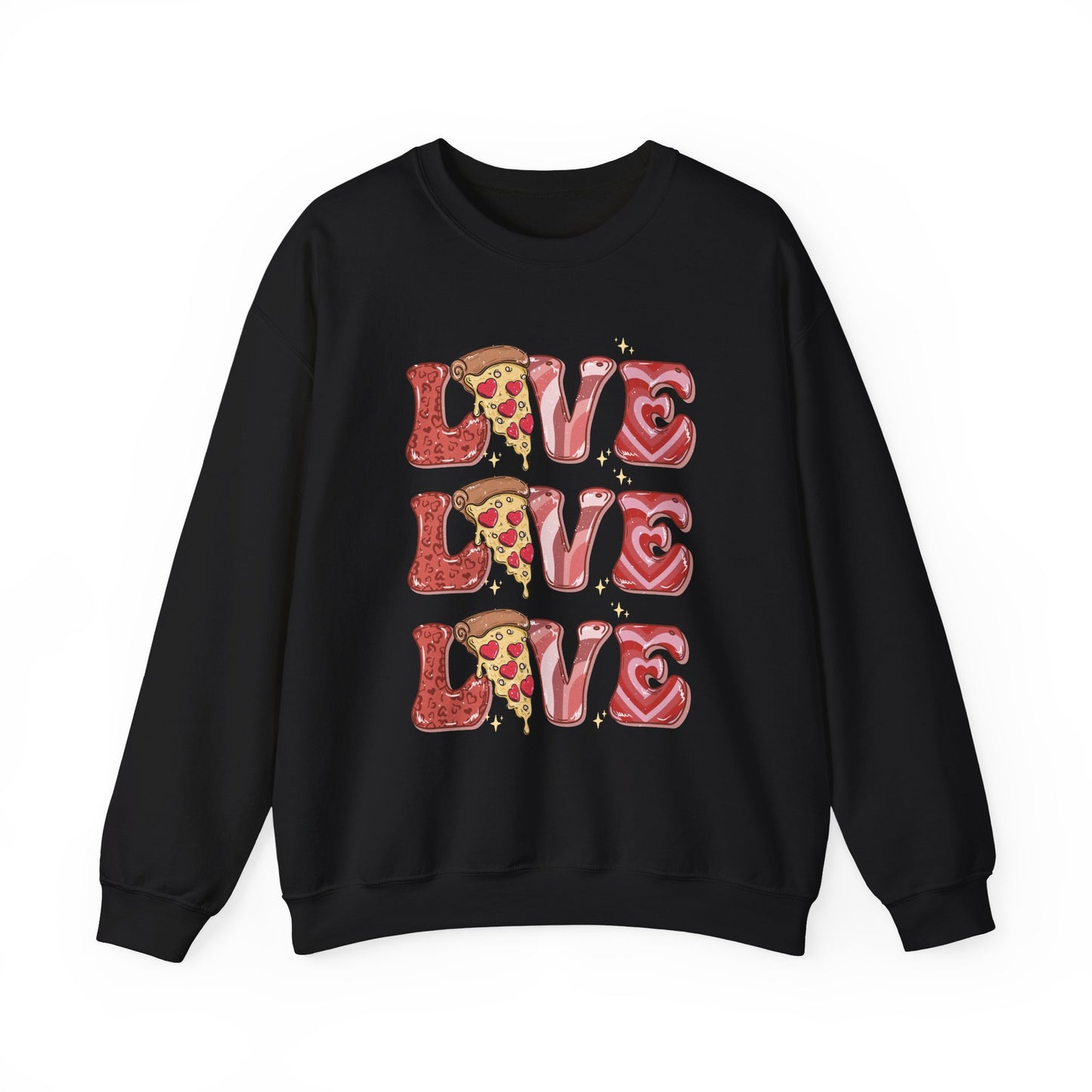PIZZA Love Unisex Heavy Blend™ Crewneck Sweatshirt