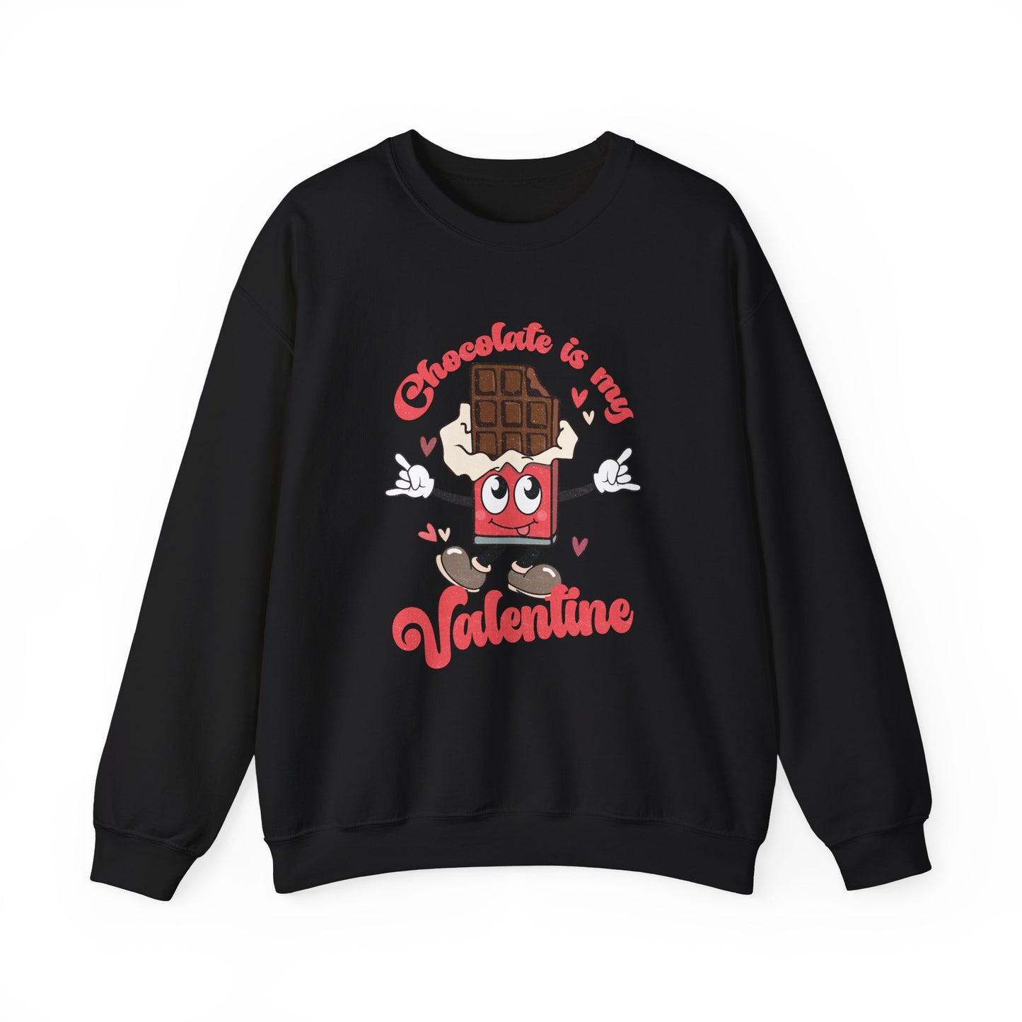 Chocolate is My Valentine Unisex Heavy Blend™ Crewneck Sweatshirt