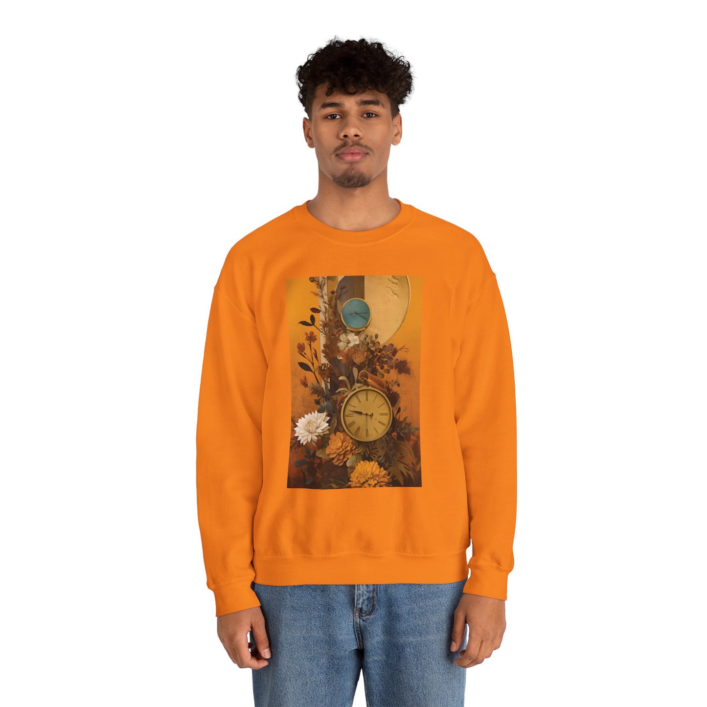 People, Time & Style: A Retro Journey Unisex Heavy Blend™ Crewneck Sweatshirt