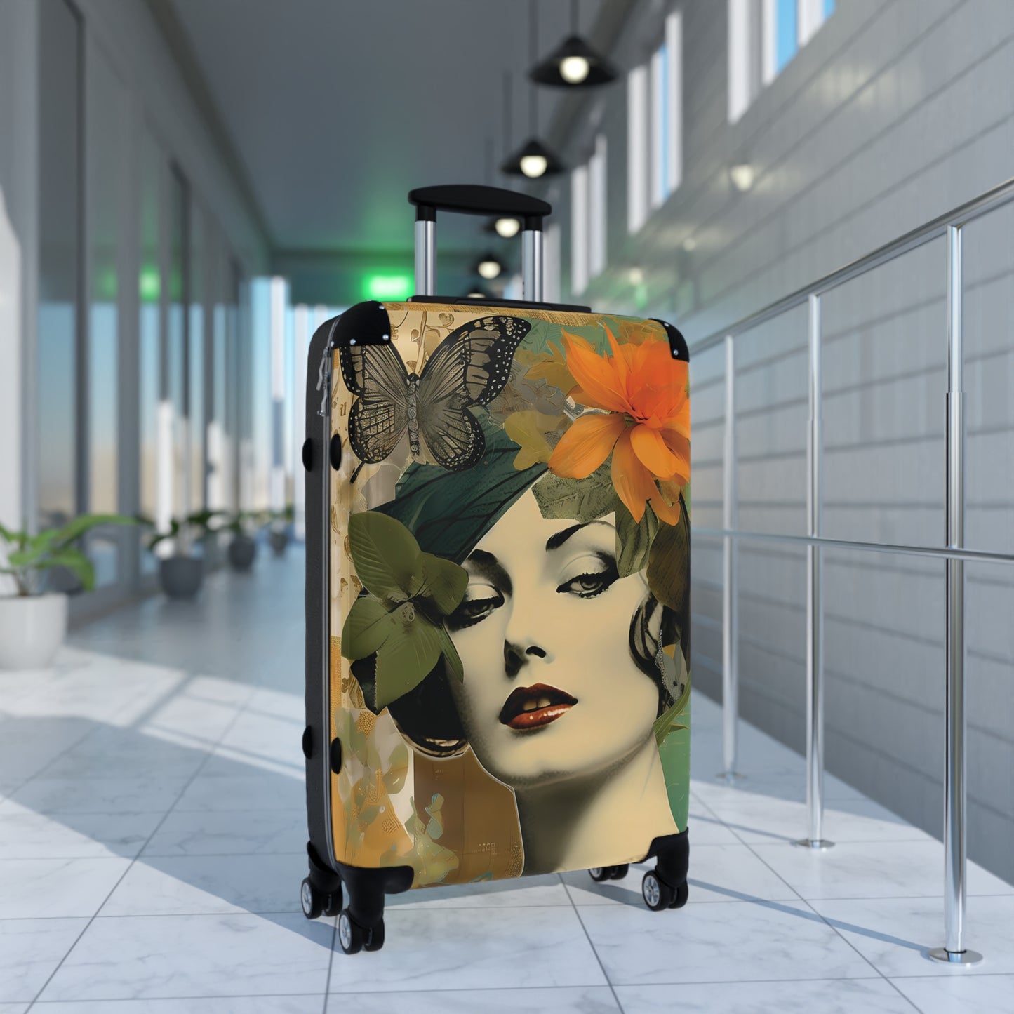 Retro Radiance Suitcase