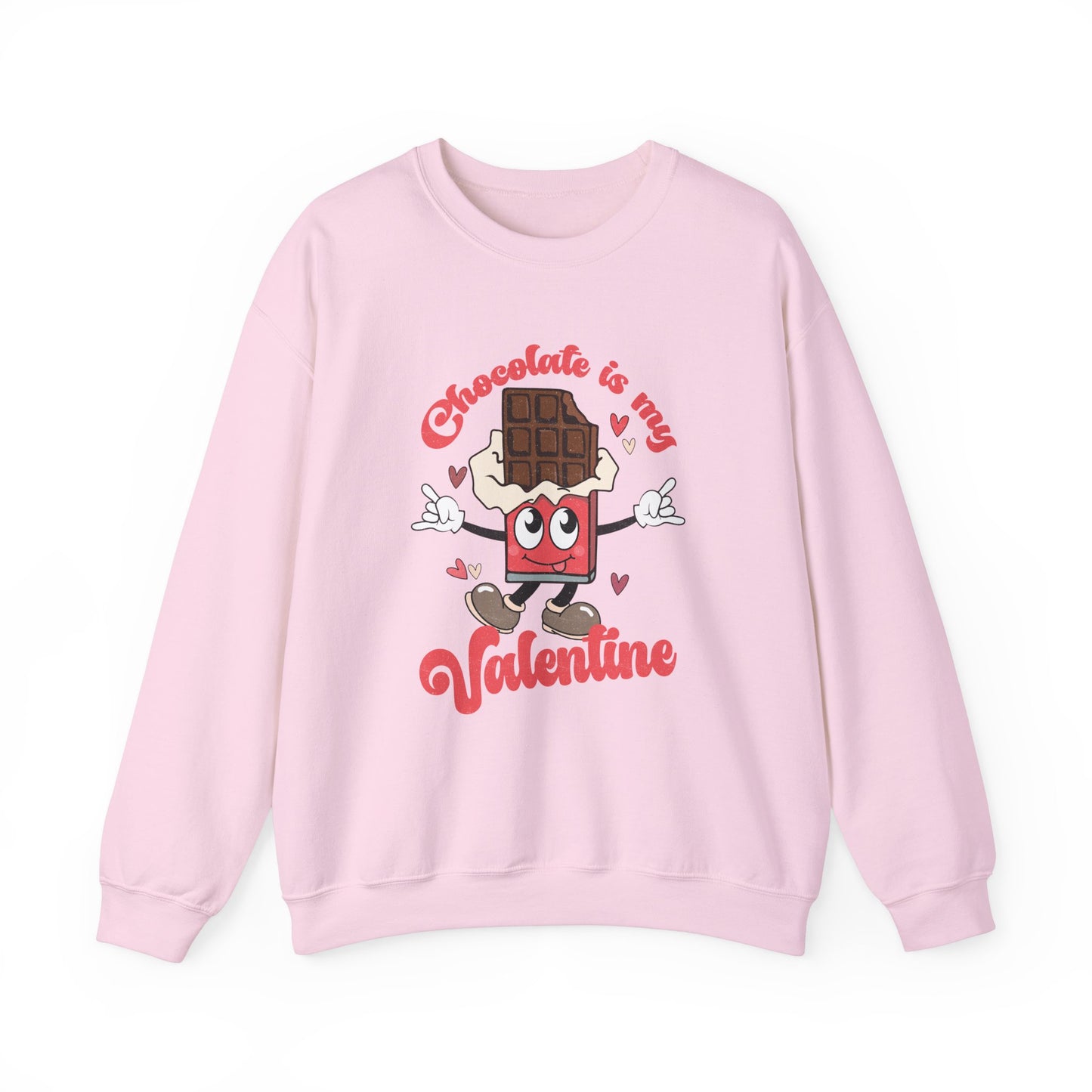 Chocolate is My Valentine Unisex Heavy Blend™ Crewneck Sweatshirt