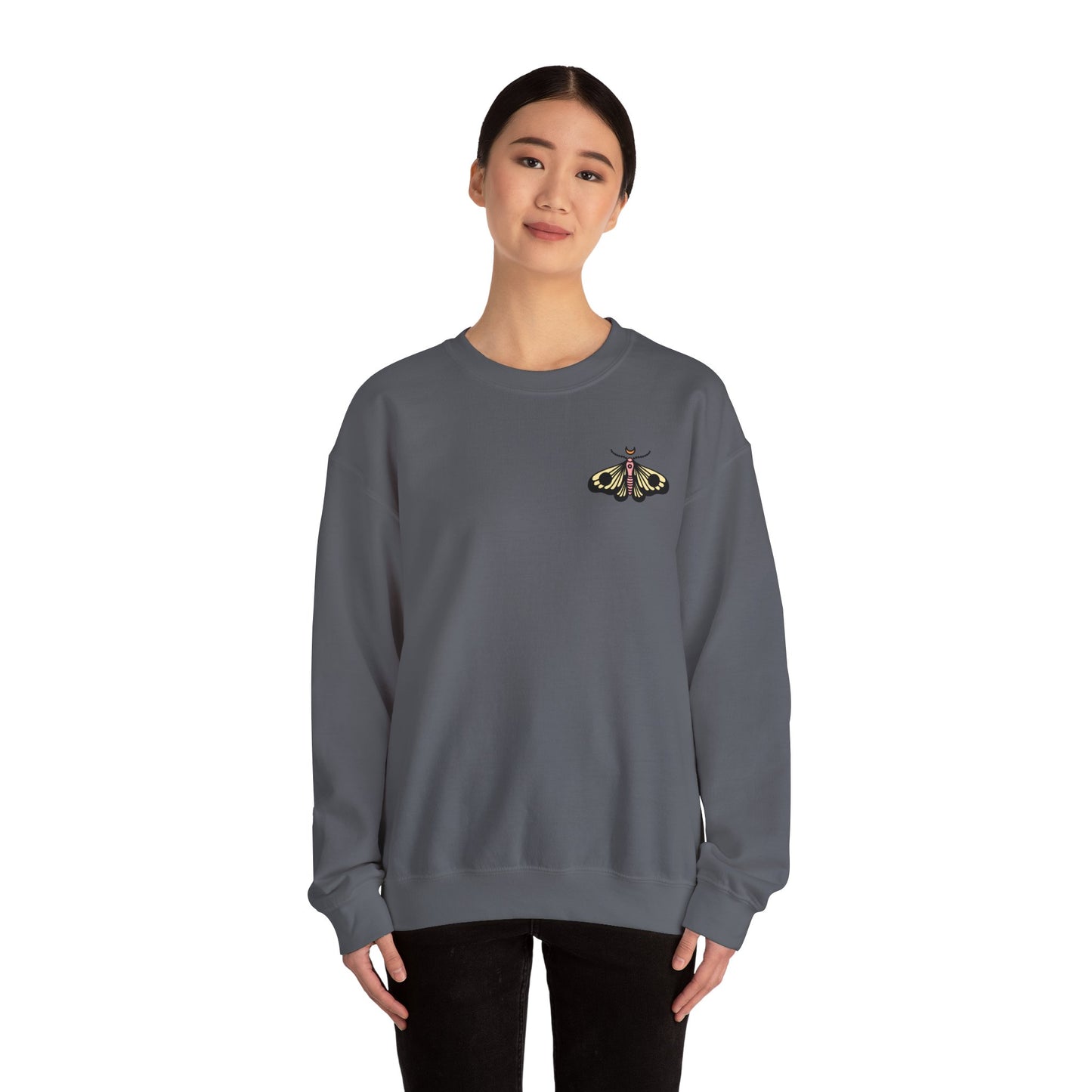 People, Time & Style: A Retro Journey Unisex Heavy Blend™ Crewneck Sweatshirt