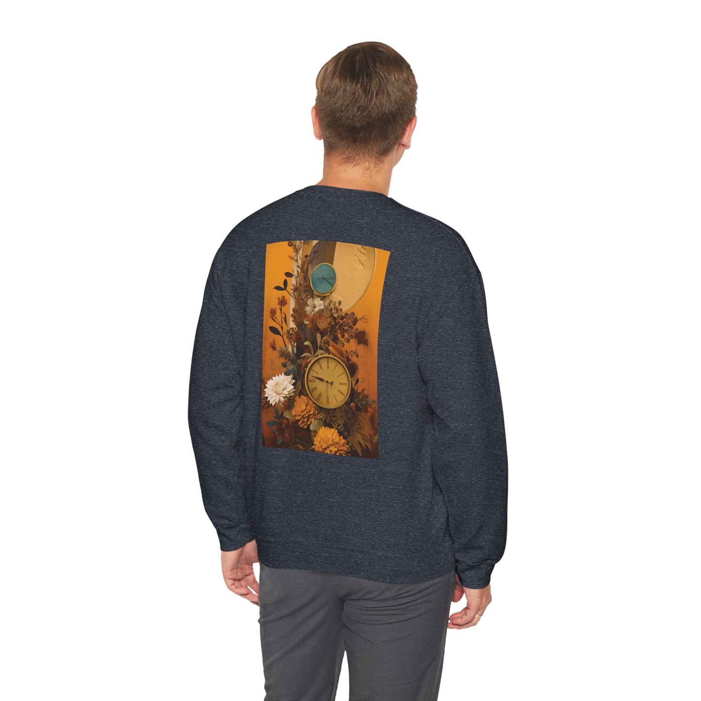 People, Time & Style: A Retro Journey Unisex Heavy Blend™ Crewneck Sweatshirt