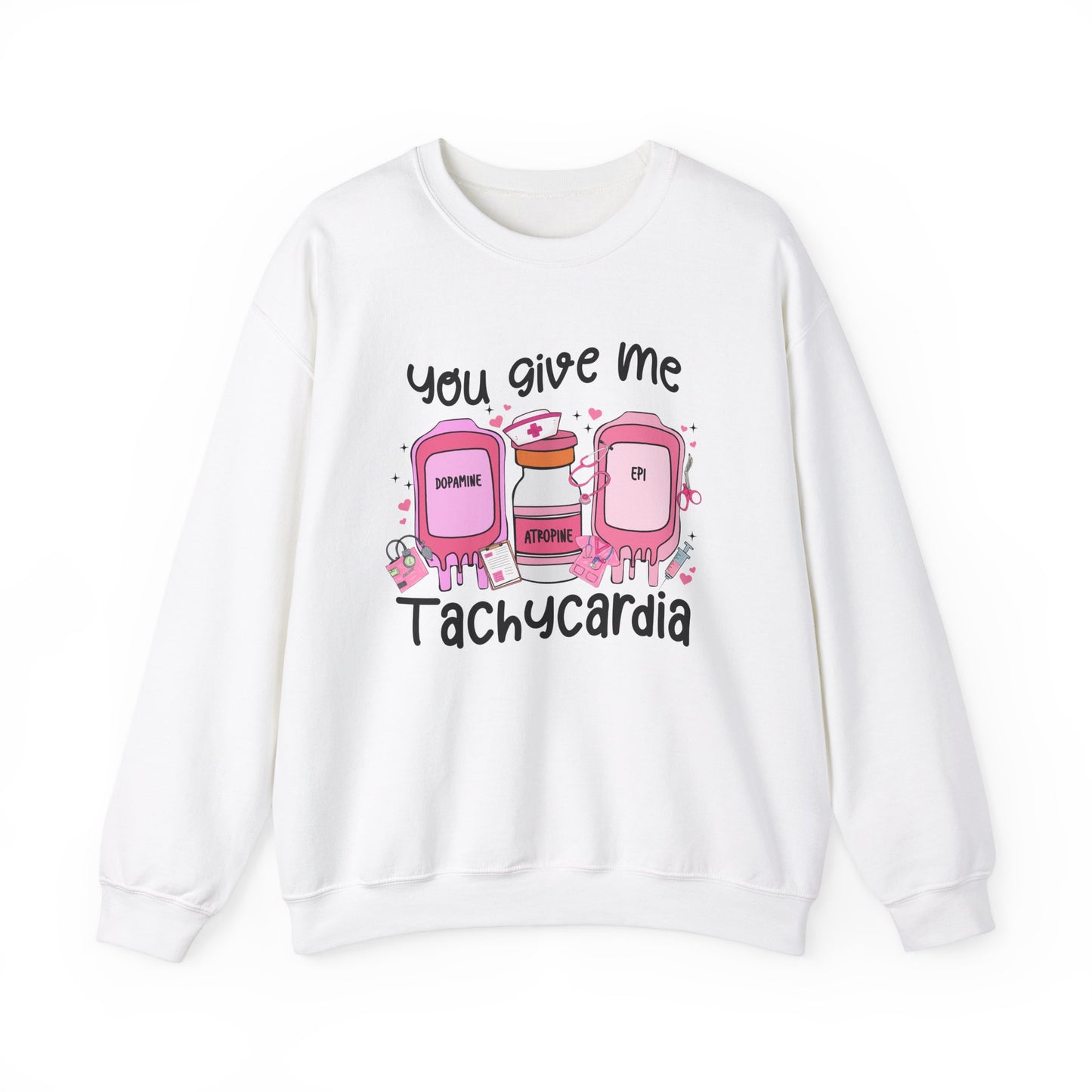 You Give Me Tachycardia Unisex Heavy Blend™ Crewneck Sweatshirt