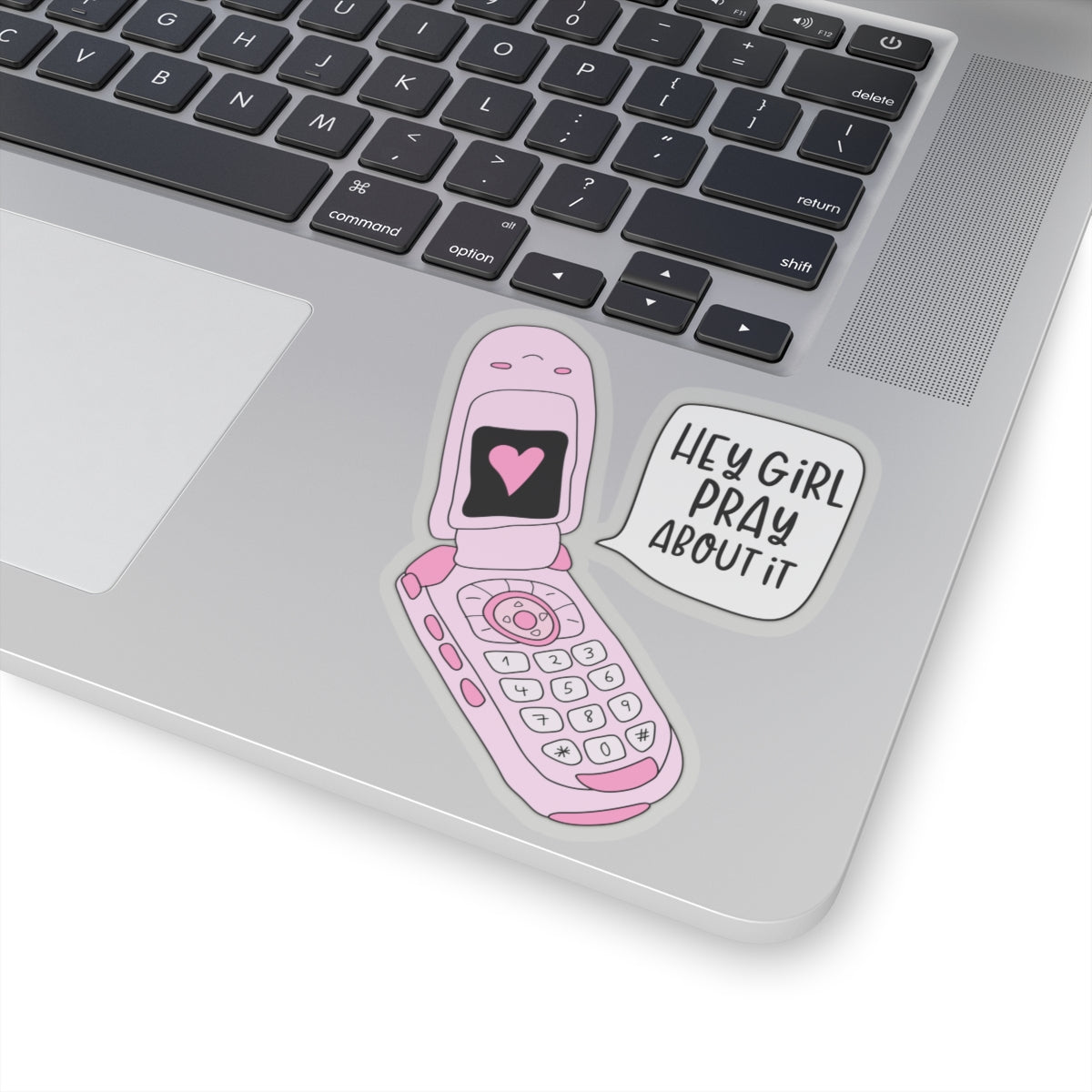 Hey Girl Pray About It Kiss-Cut Stickers