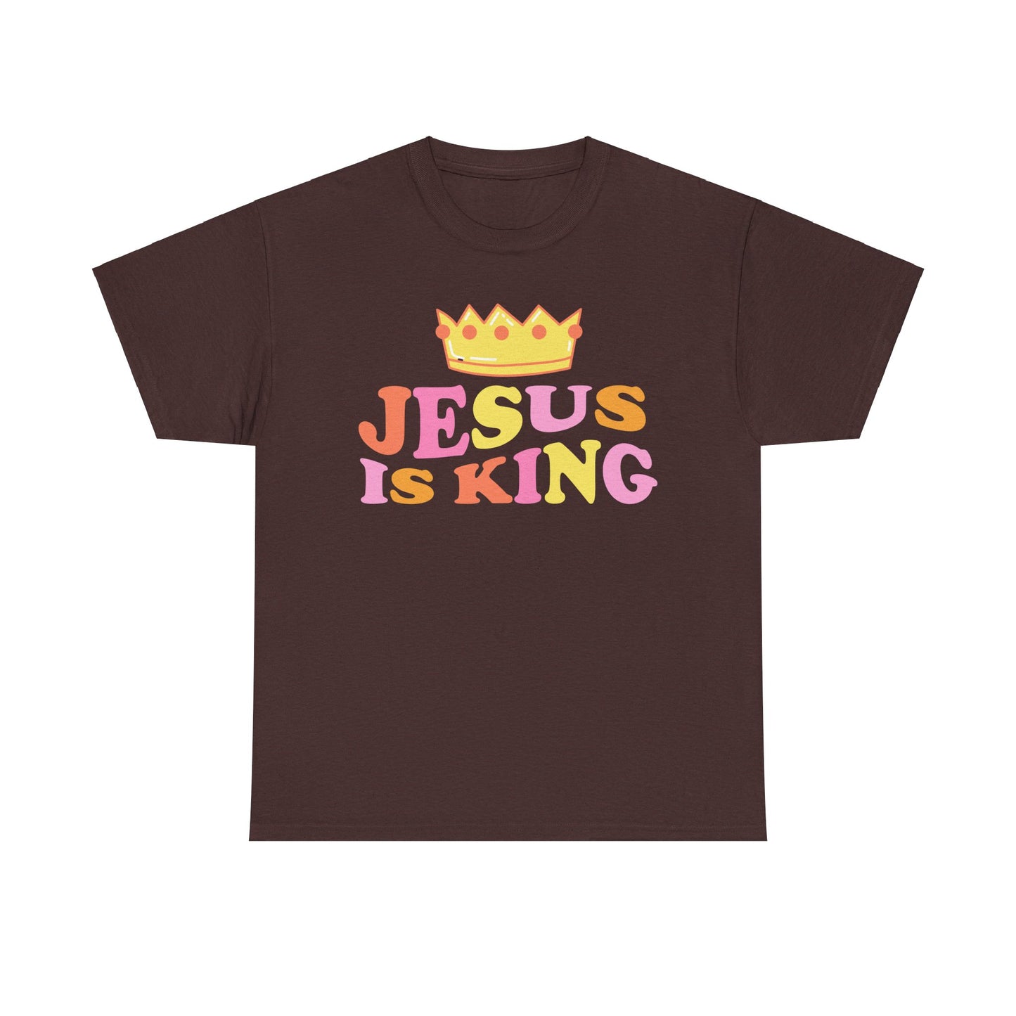 Jesus Is King Unisex Heavy Cotton Tee