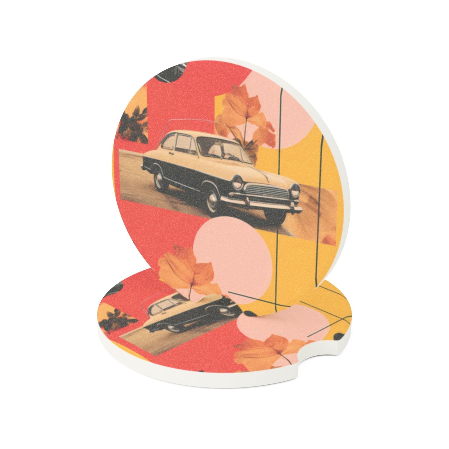 Wanderlust Wheels Soapstone Car Coaster