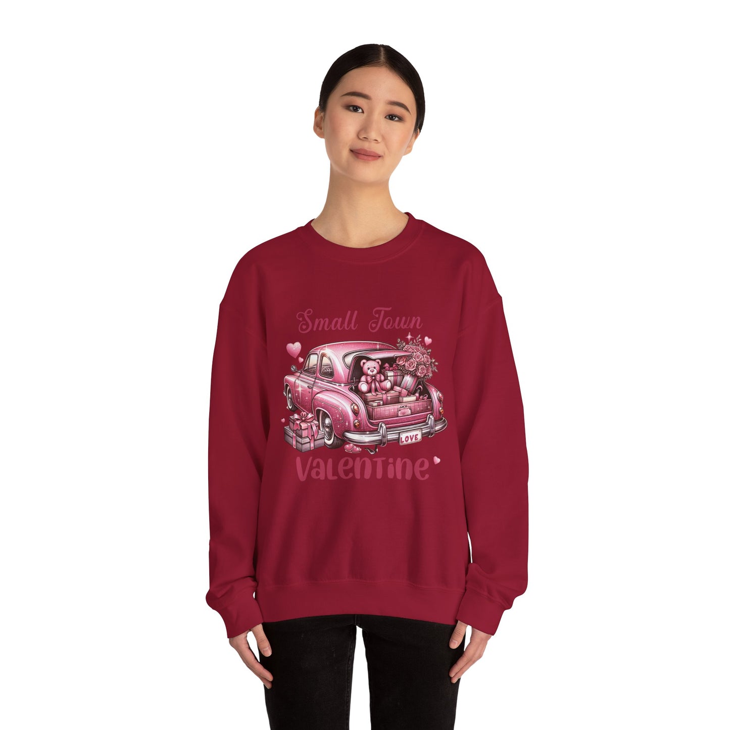 Small Town Valentine Unisex Heavy Blend™ Crewneck Sweatshirt