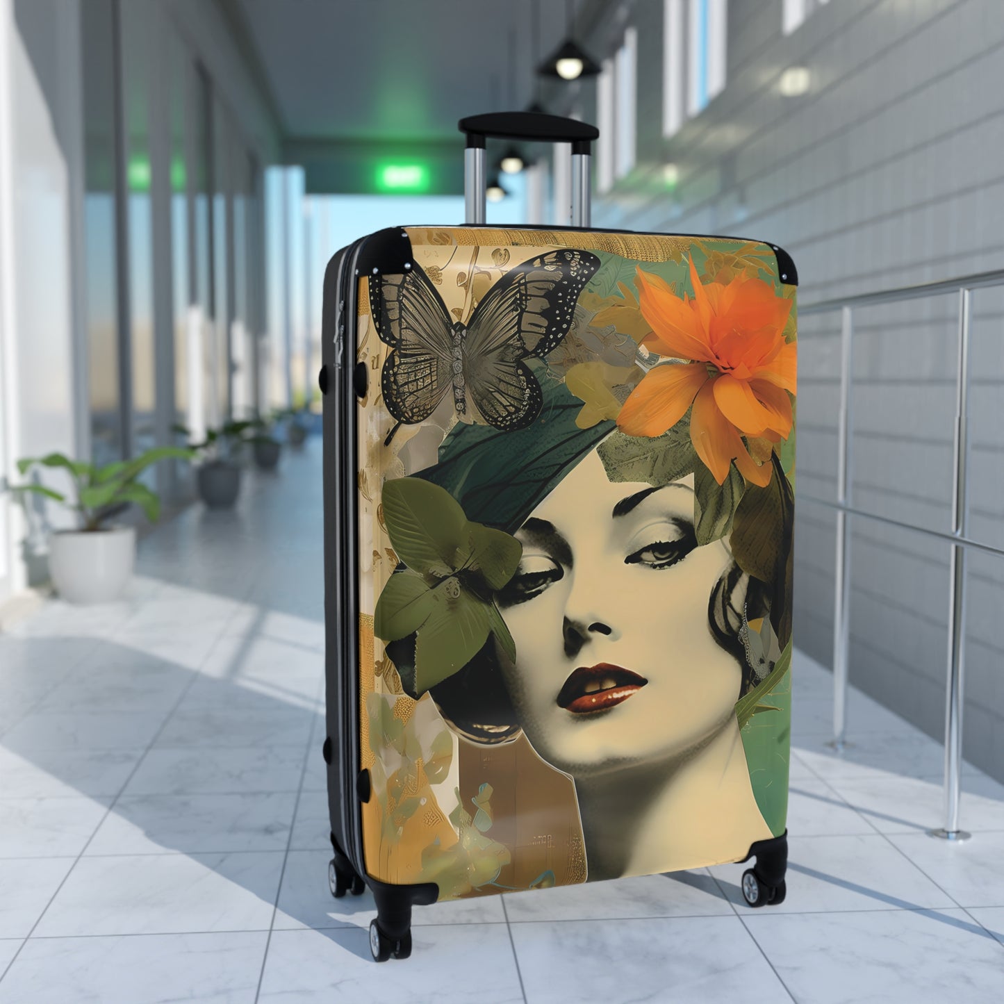 Retro Radiance Suitcase