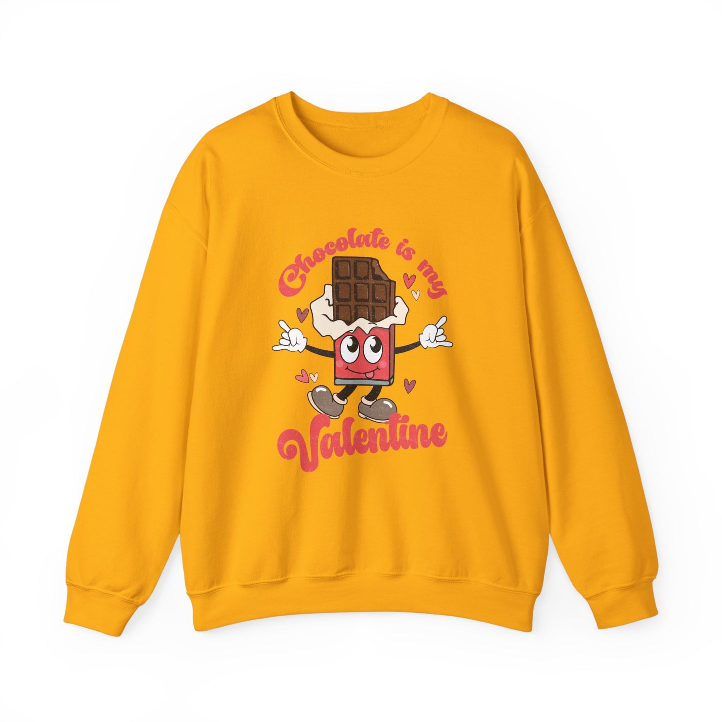 Chocolate is My Valentine Unisex Heavy Blend™ Crewneck Sweatshirt