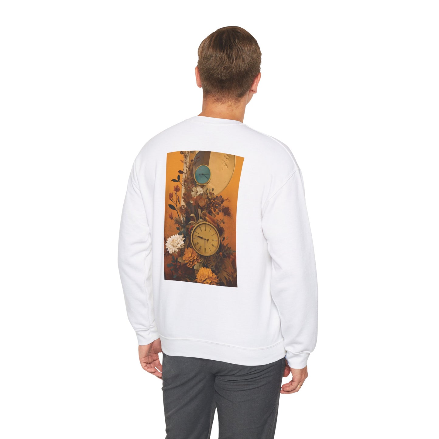 People, Time & Style: A Retro Journey Unisex Heavy Blend™ Crewneck Sweatshirt