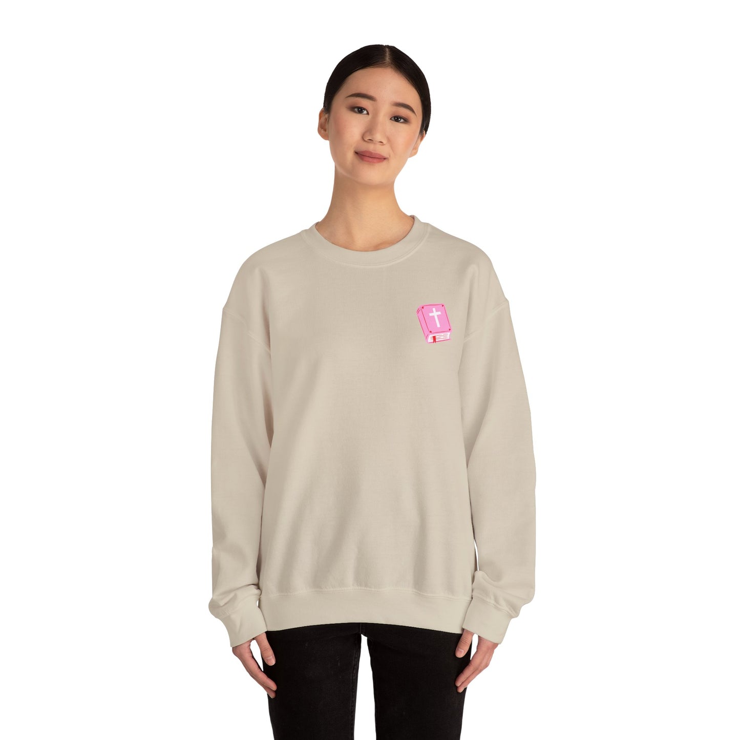 I 💗 Jesus Unisex Heavy Blend™ Crewneck Sweatshirt