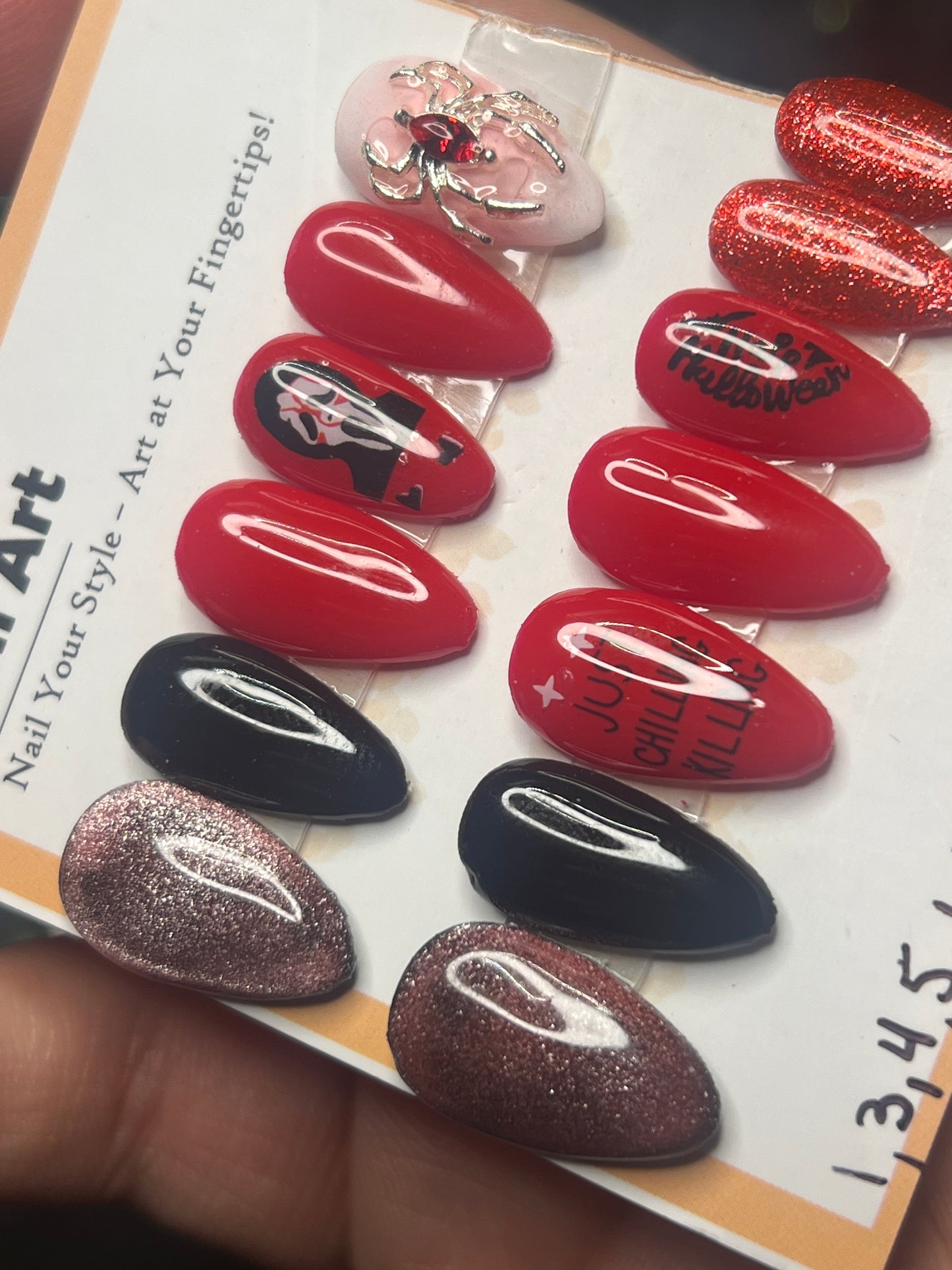 Happy Halloween. Short Almond