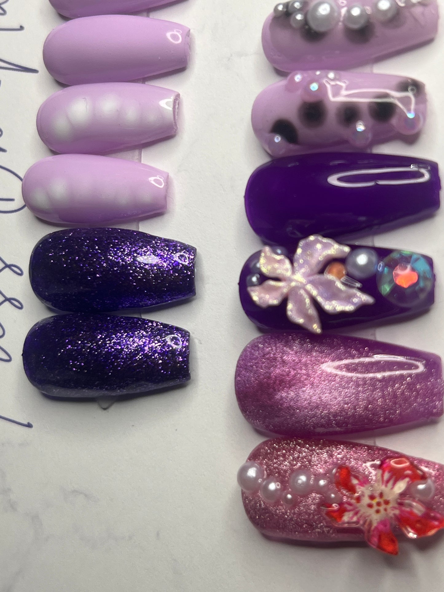 Purple Dream Medium Coffin