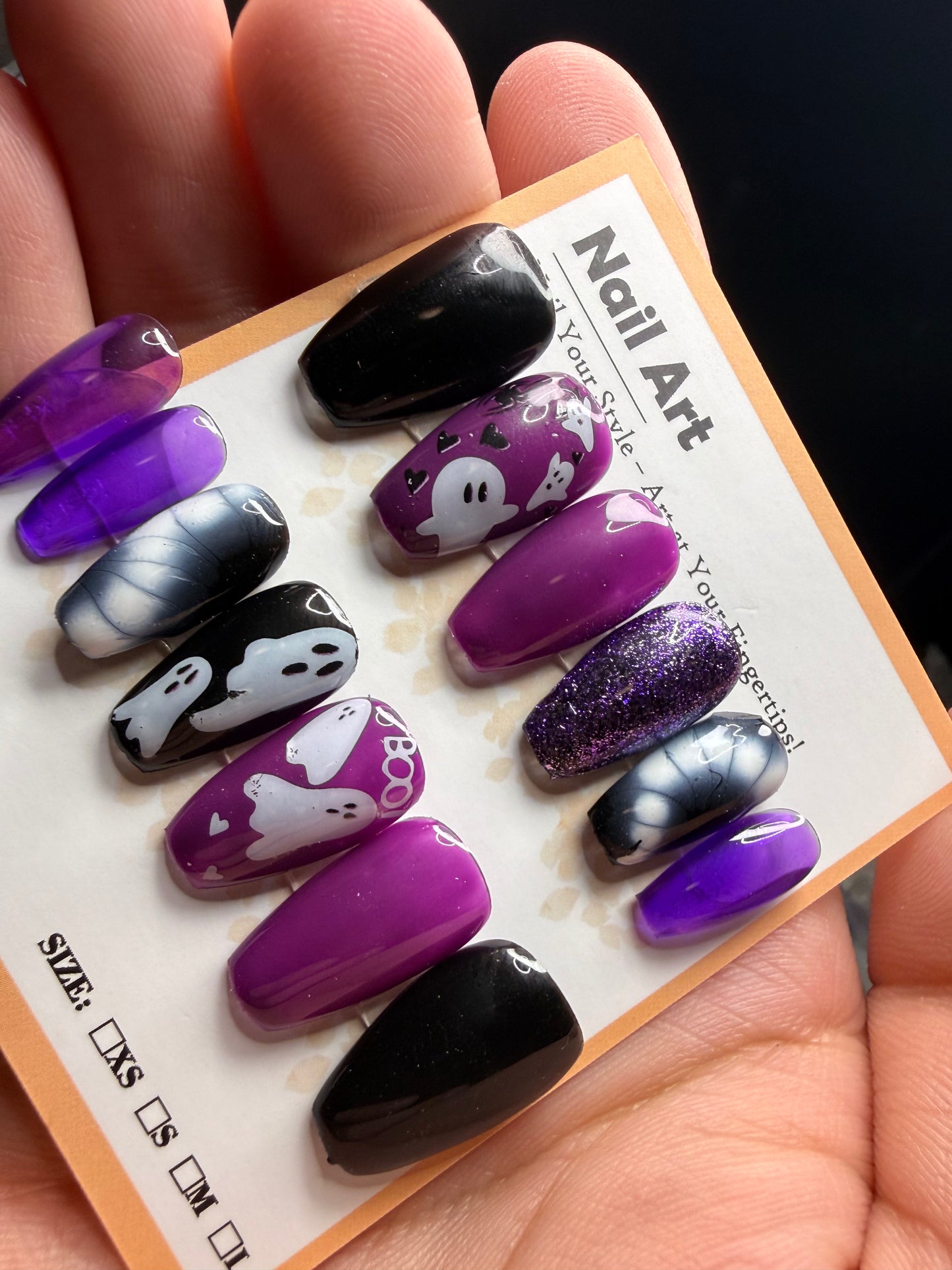 Short Coffin Press on Nails