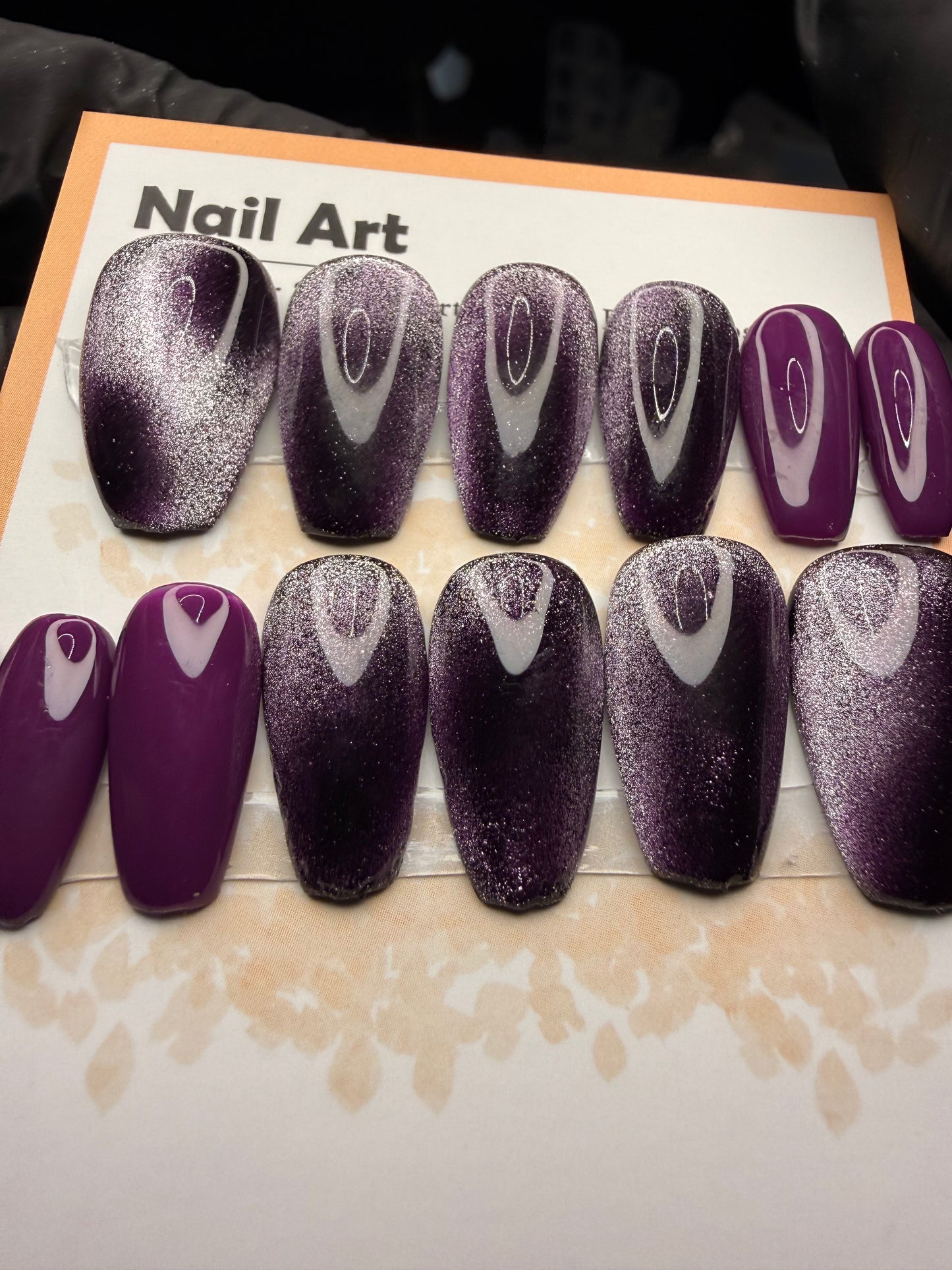 Short Coffin Press on Nails