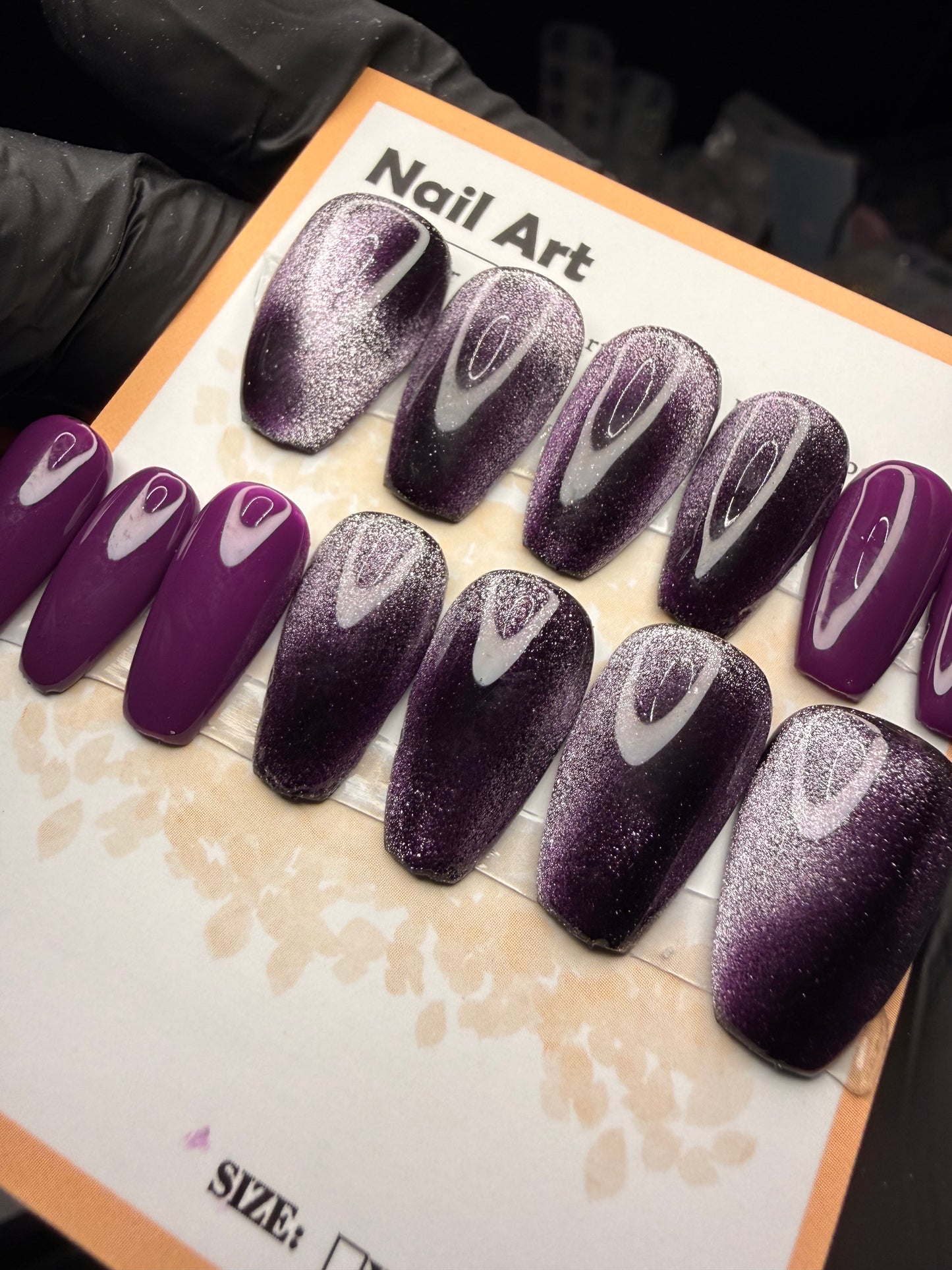 Short Coffin Press on Nails