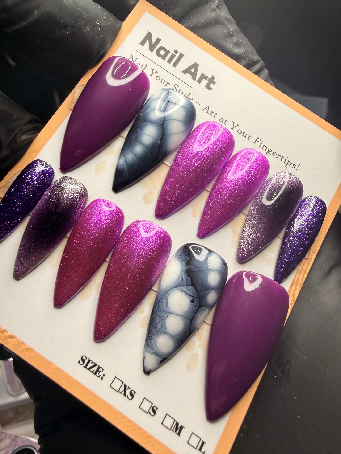 Short Stiletto Press on Nails